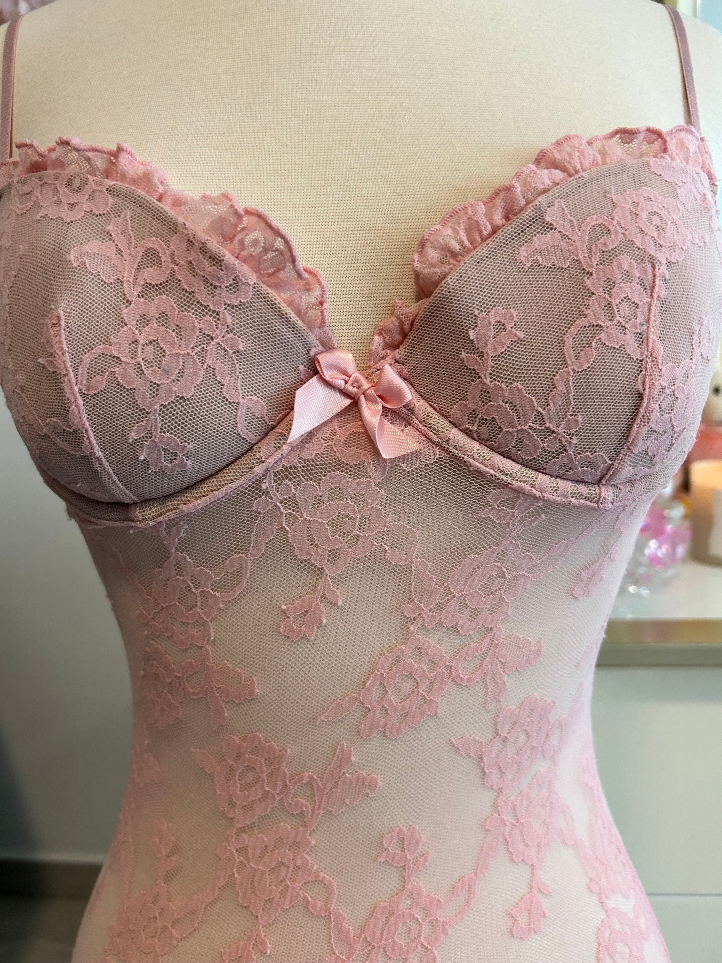 Victorias Secret Lace Slip Dress-32C