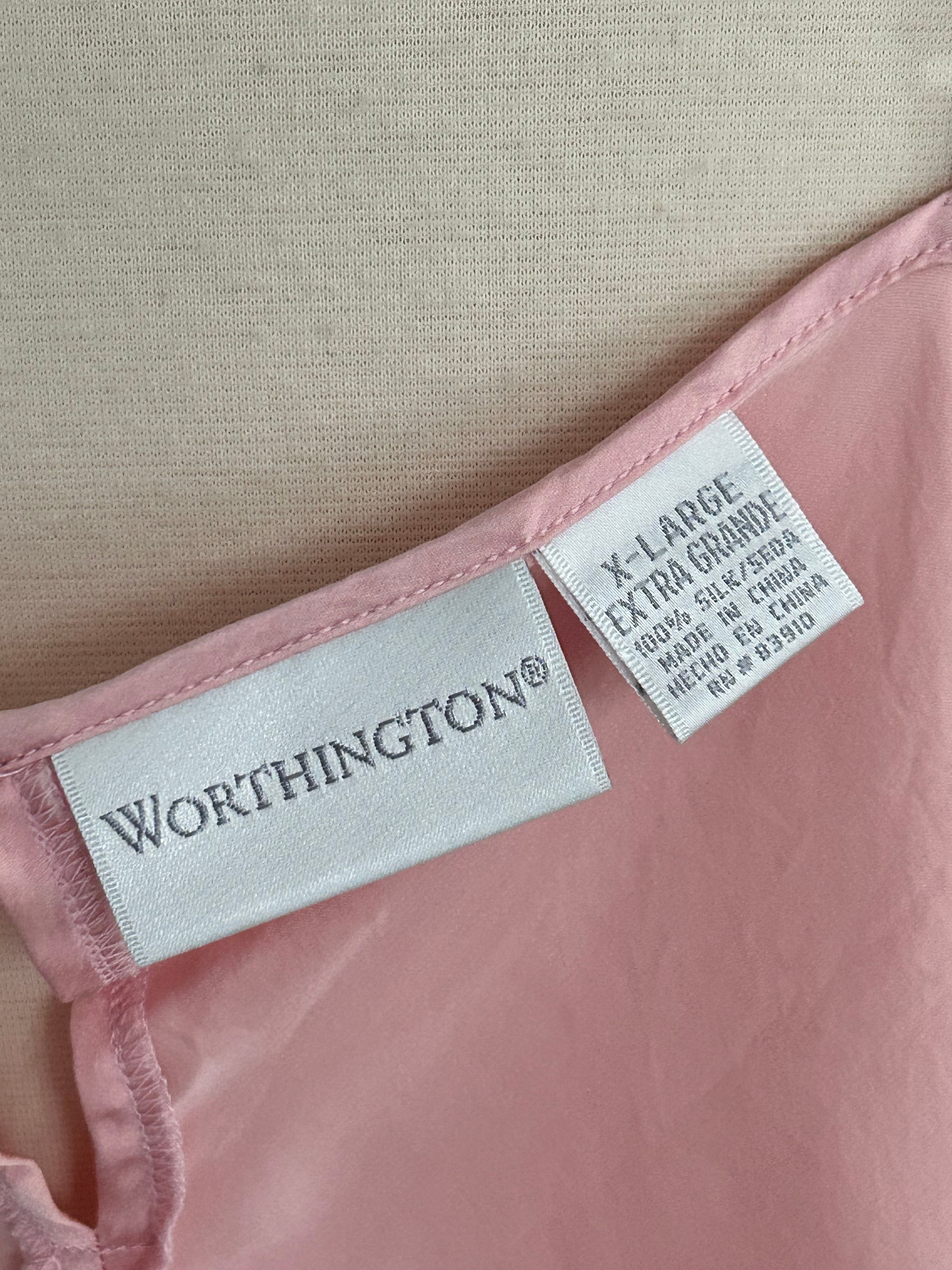 Worthington 100% Silk Top-XL