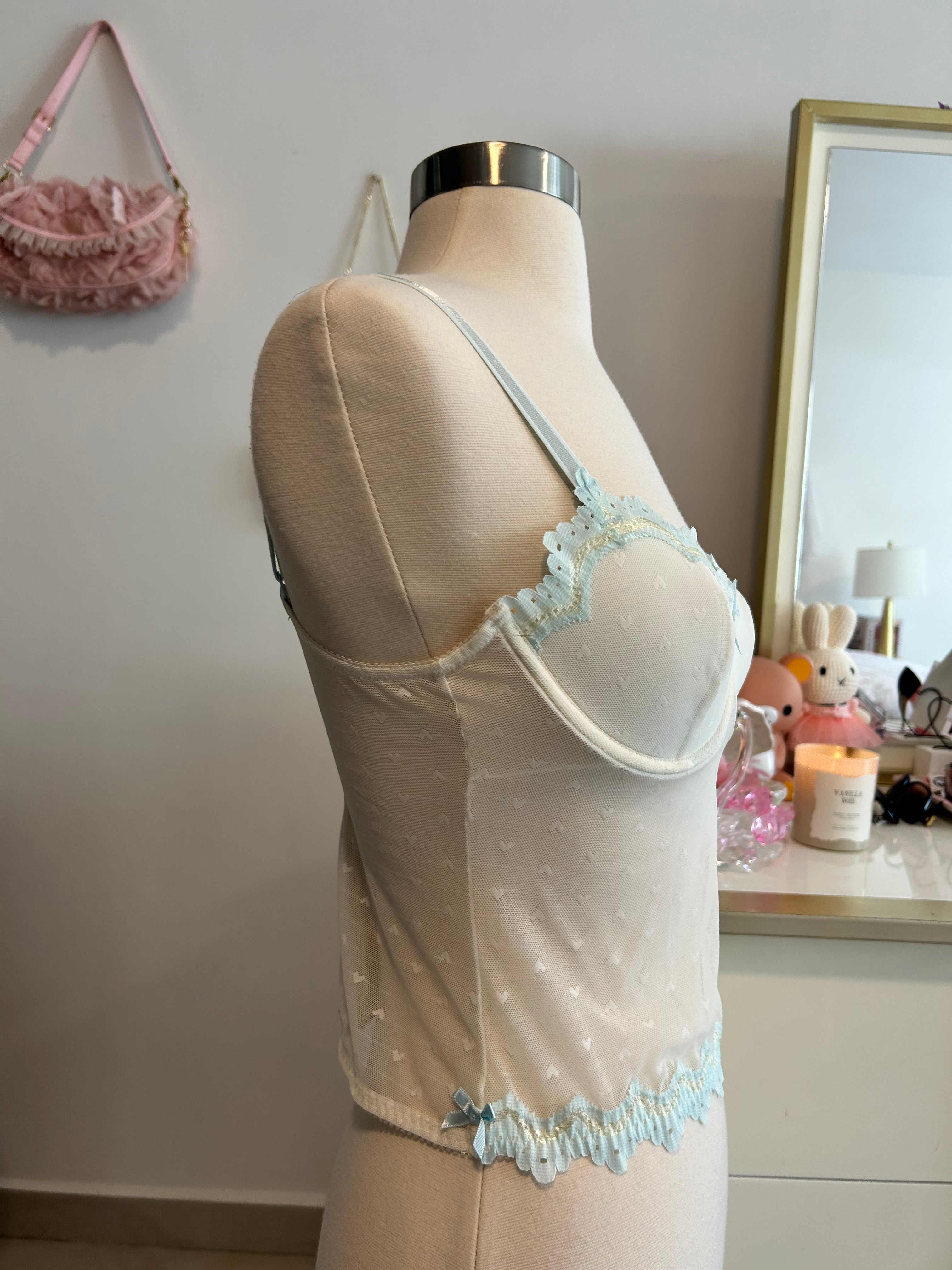 Deadstock NWT Corset & Thong Set-34B