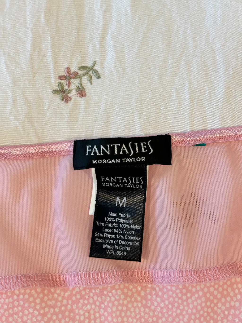 Pink Spotted Babydoll Cami Top-M