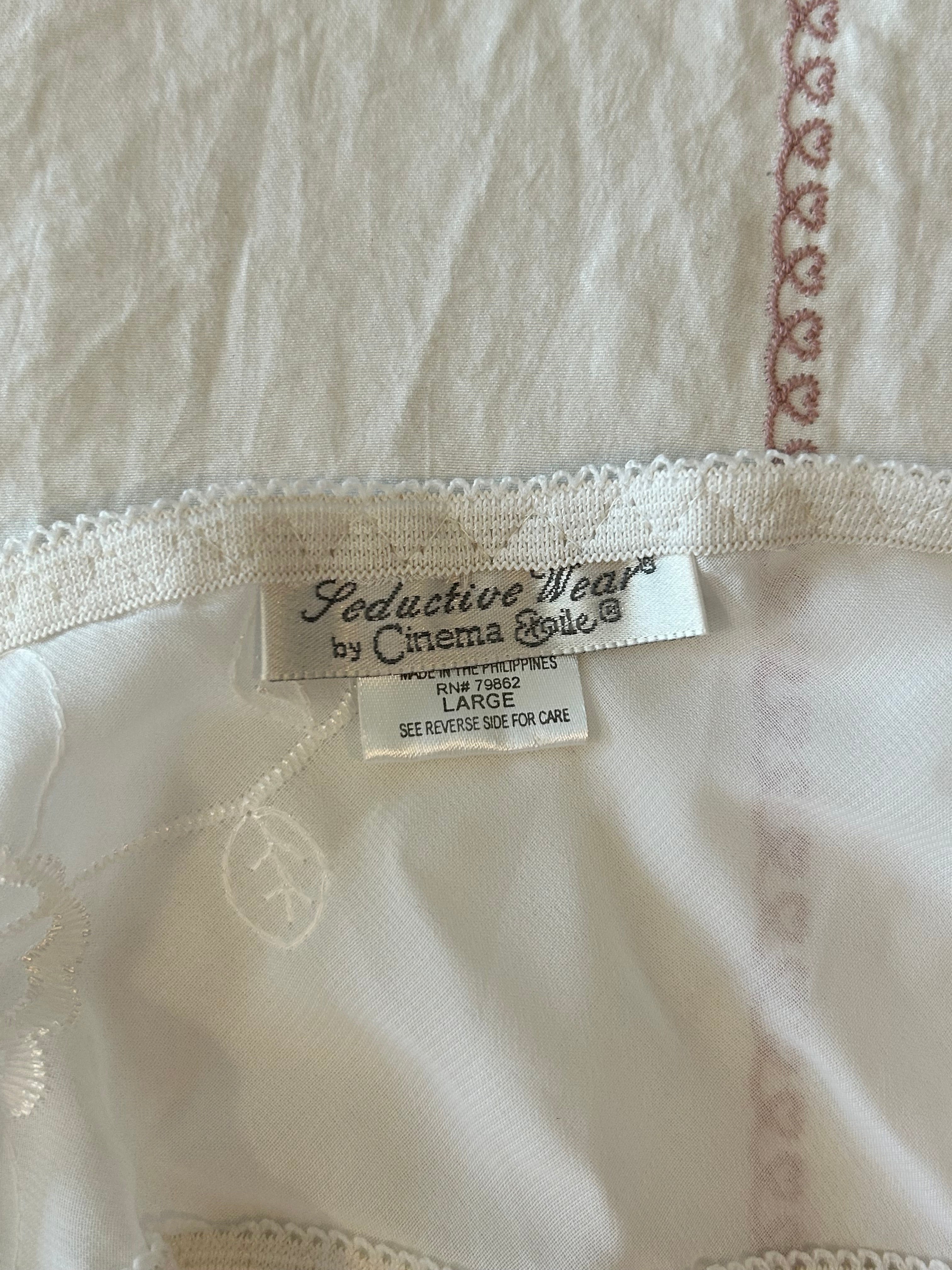 Cinema Etoile Embroidered Babydoll-L