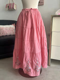 Kommotion Embroidered Maxi Skirt