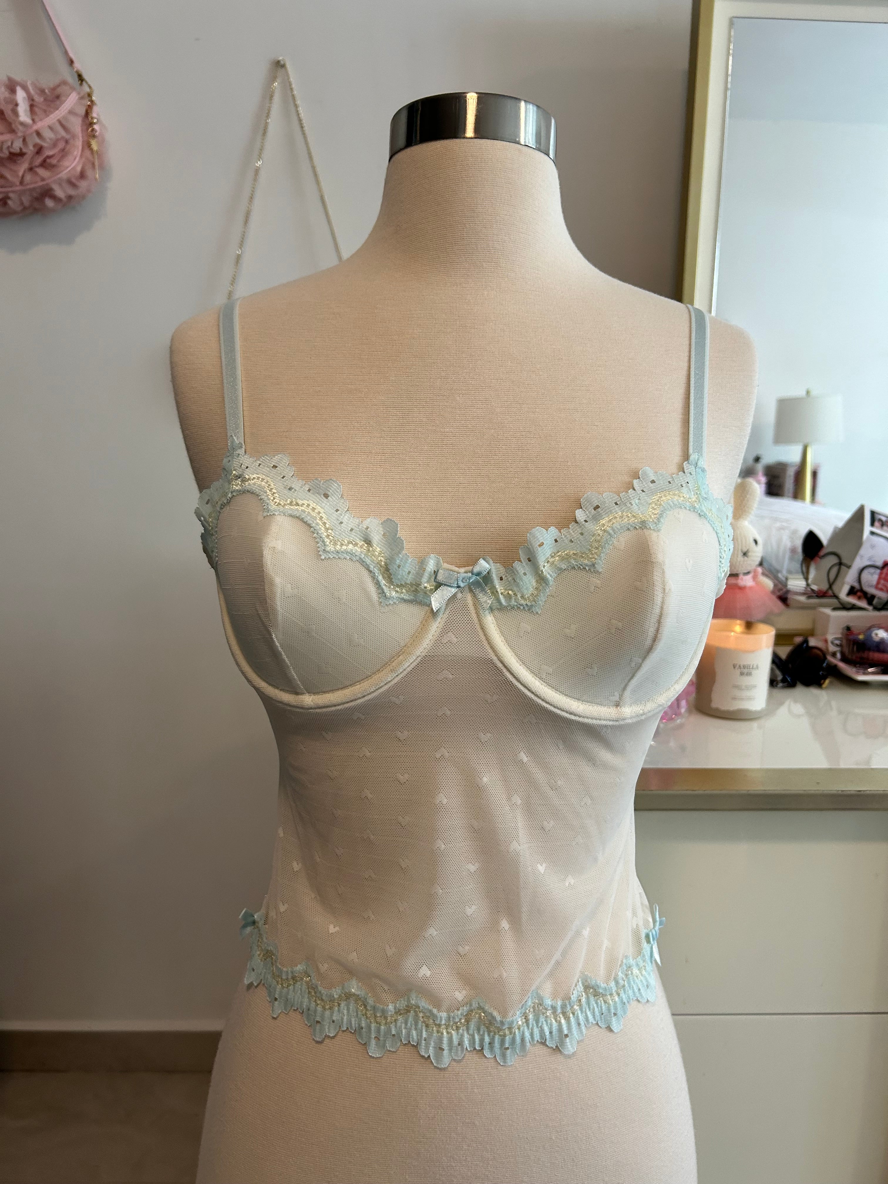Deadstock NWT Corset & Thong Set-34B