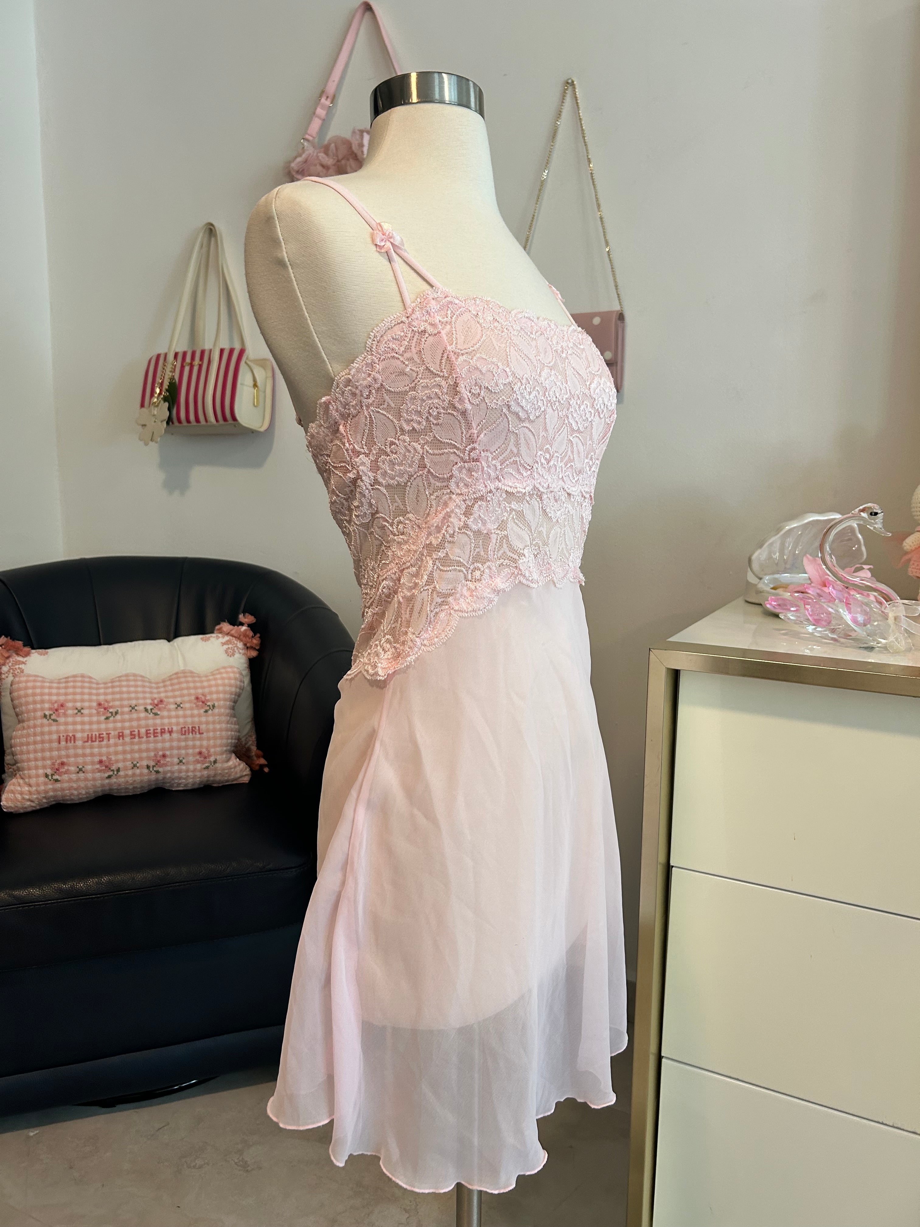 Native Intimates Lace Up Babydoll