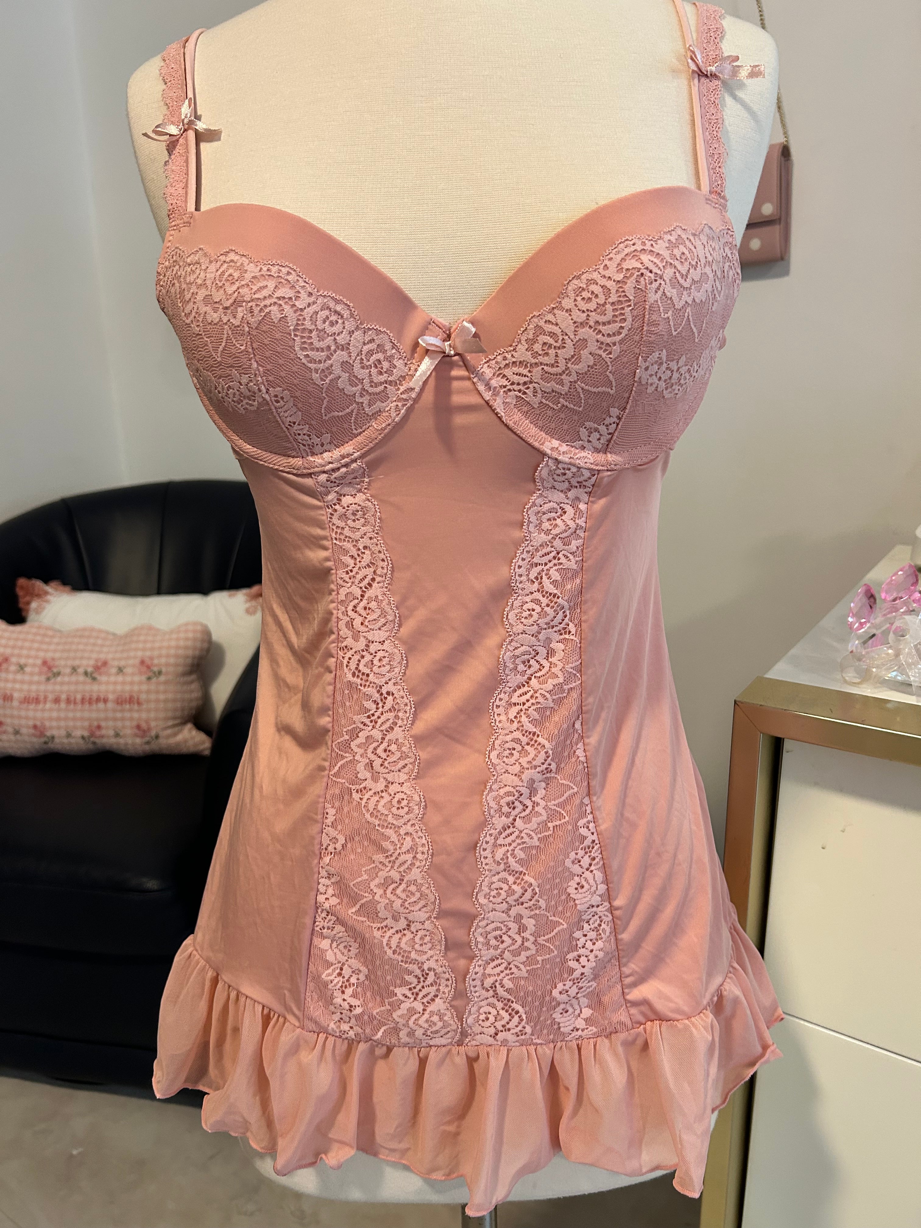 Sophie Pink Dusty Pink Bustier-S