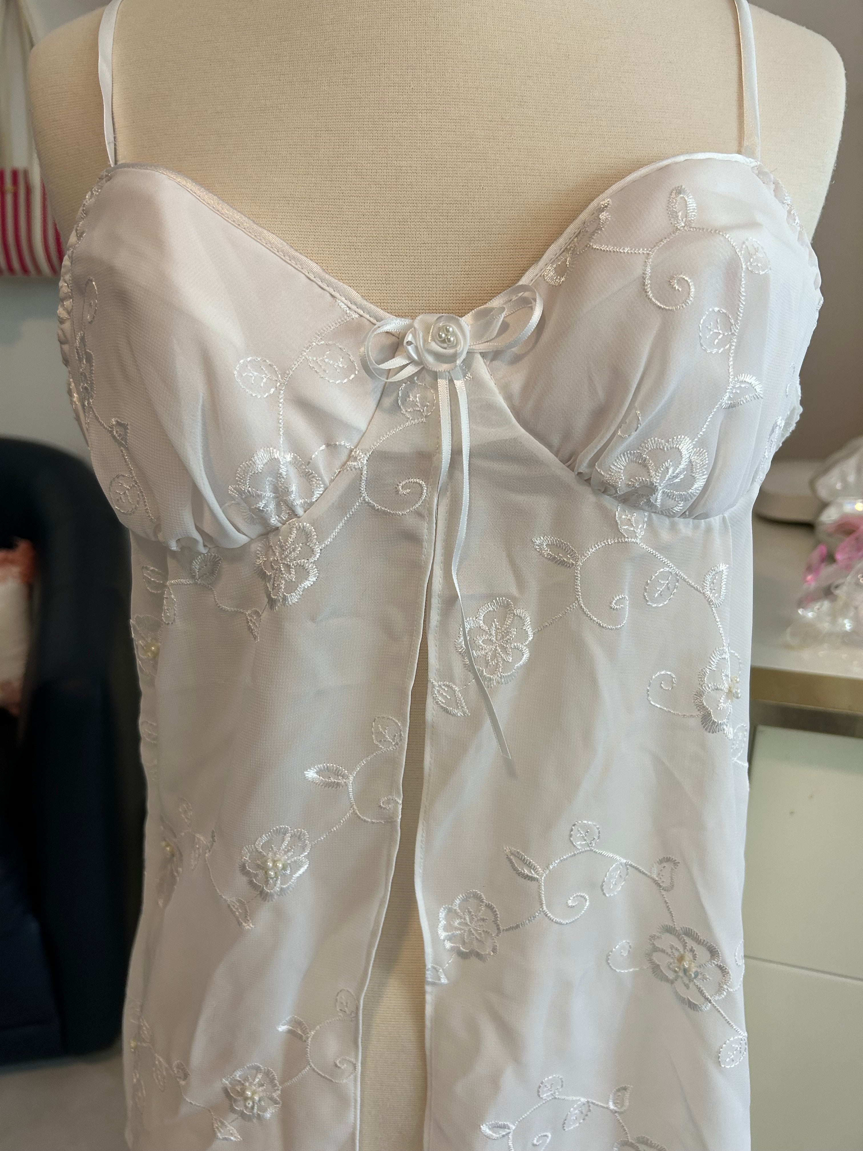 Cinema Etoile Embroidered Babydoll-L