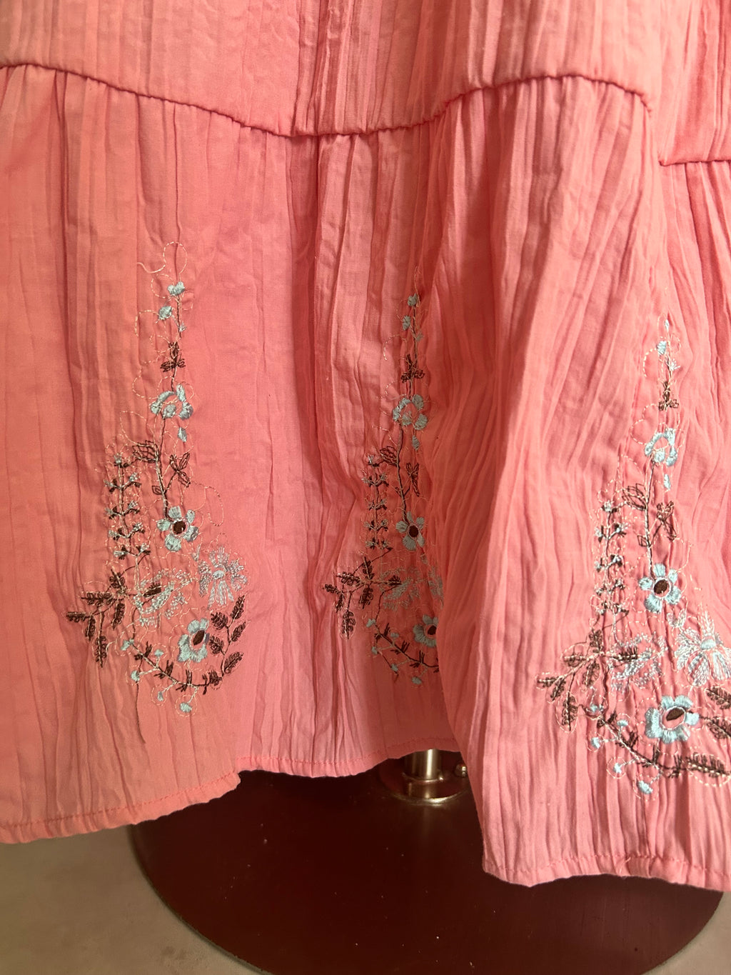 Kommotion Embroidered Maxi Skirt