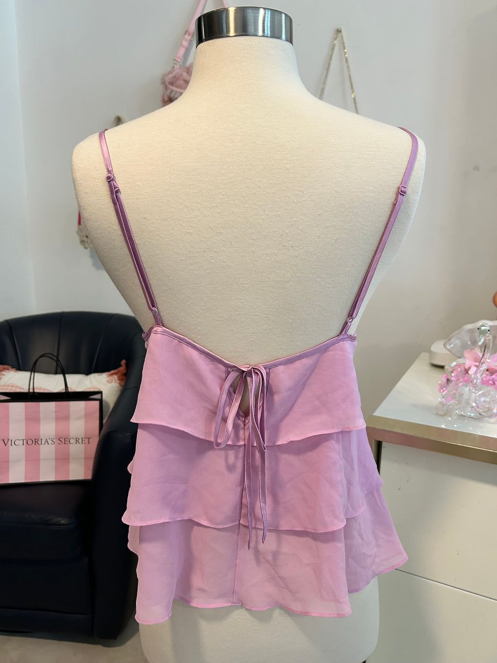 Victorias Secret Beaded Babydoll Top-M