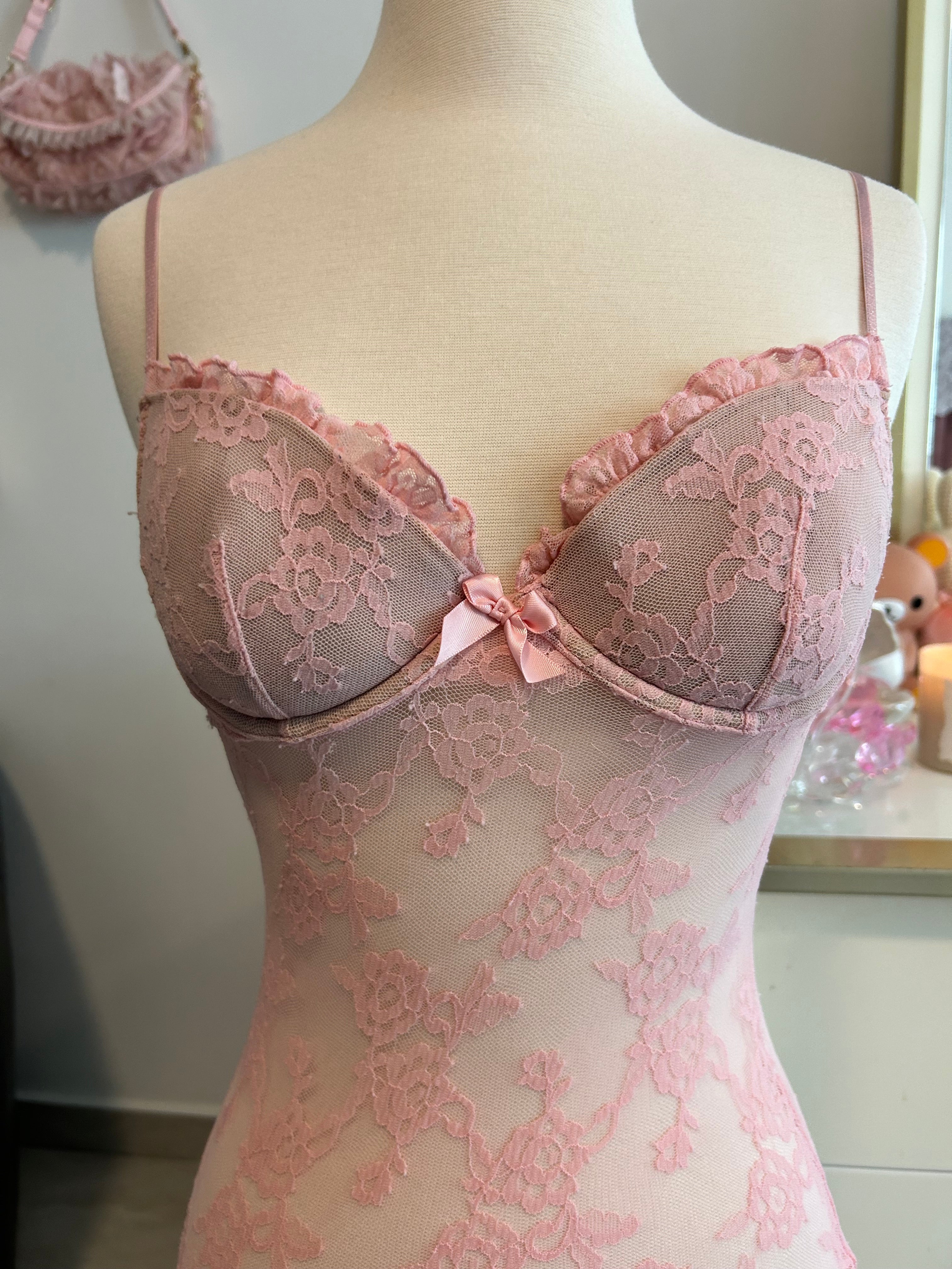 Victorias Secret Lace Slip Dress-32C