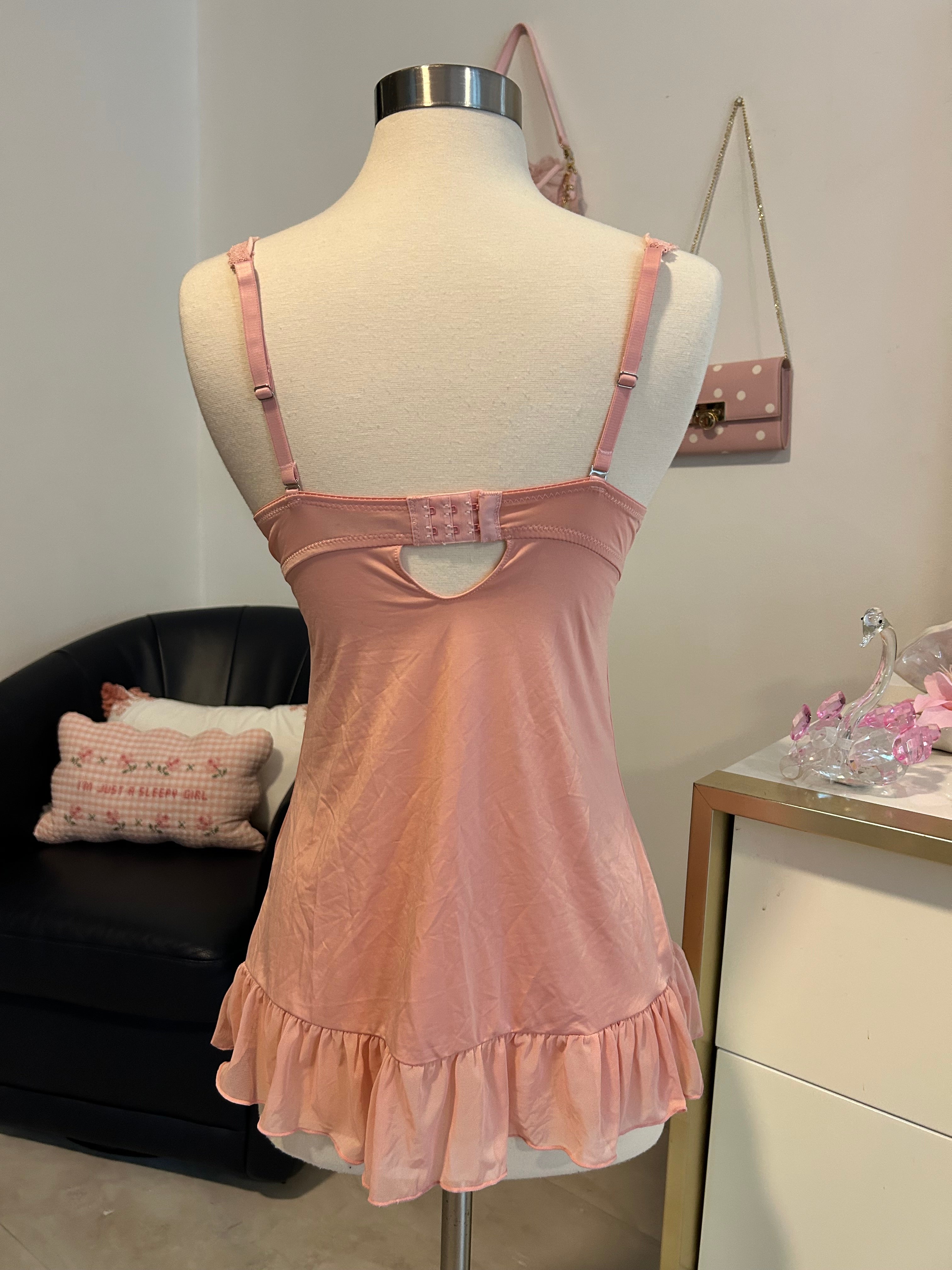 Sophie Pink Dusty Pink Bustier-S