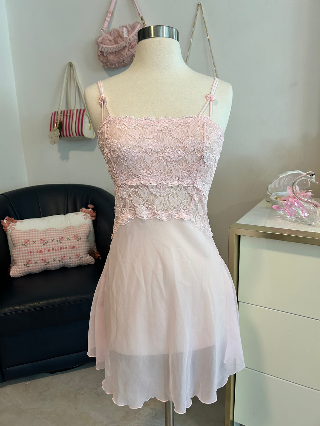 Native Intimates Lace Up Babydoll