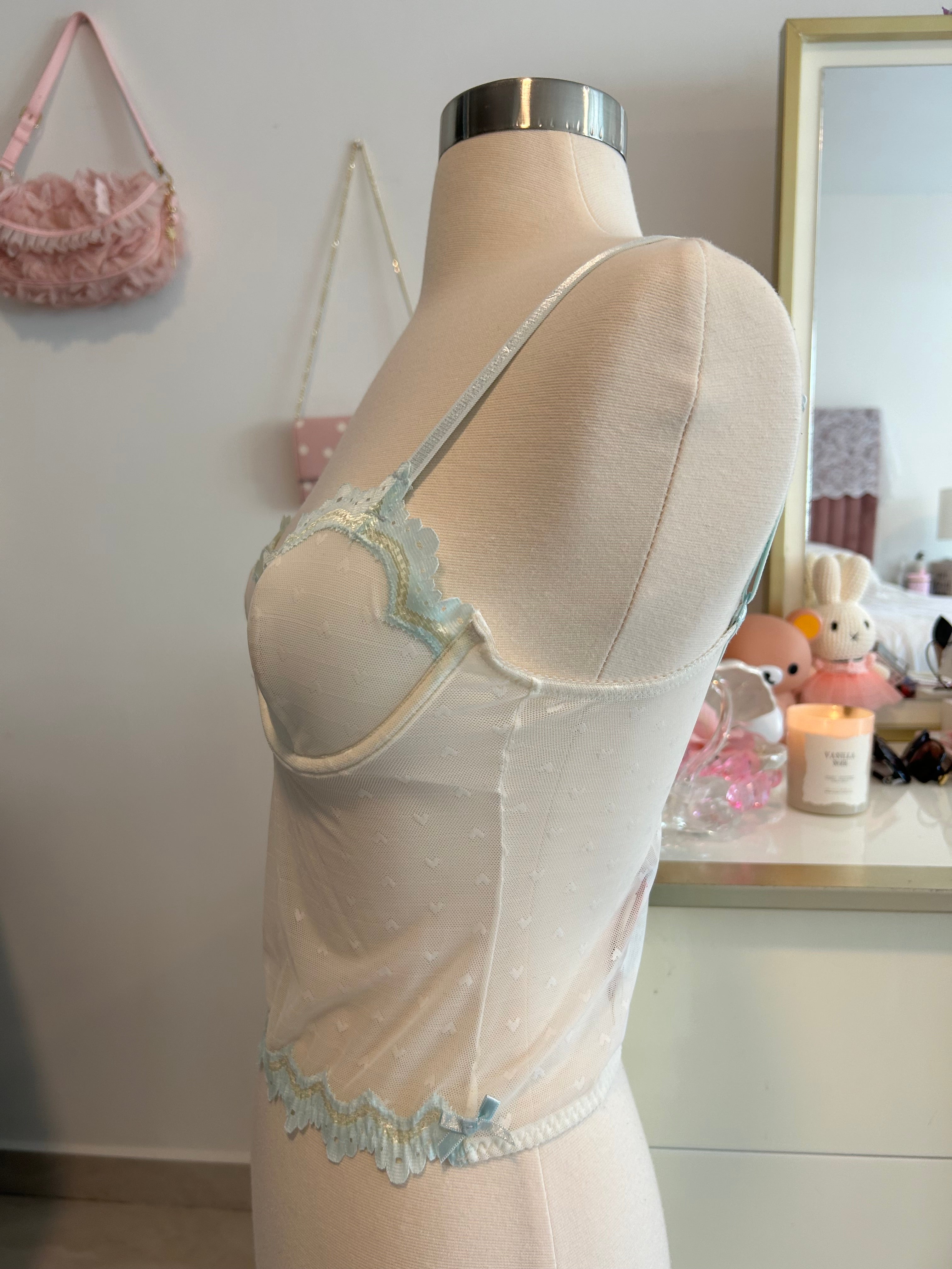 Deadstock NWT Corset & Thong Set-34B