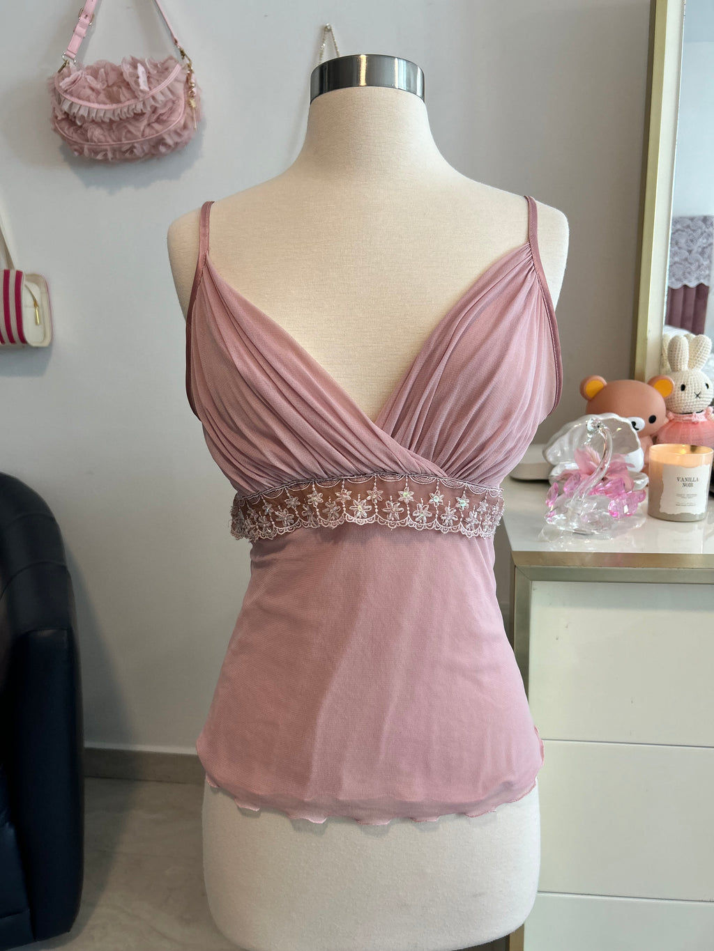 Rare Euro Beaded Tank-L