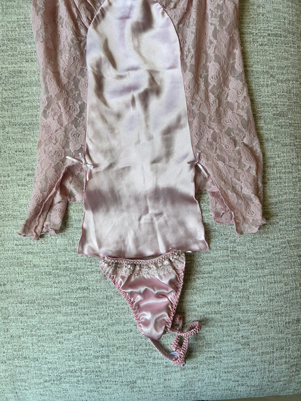 Dentelle Vintage Slip Top with Thong