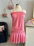 Deadstock Y2K Beaded Mini Dress-XS