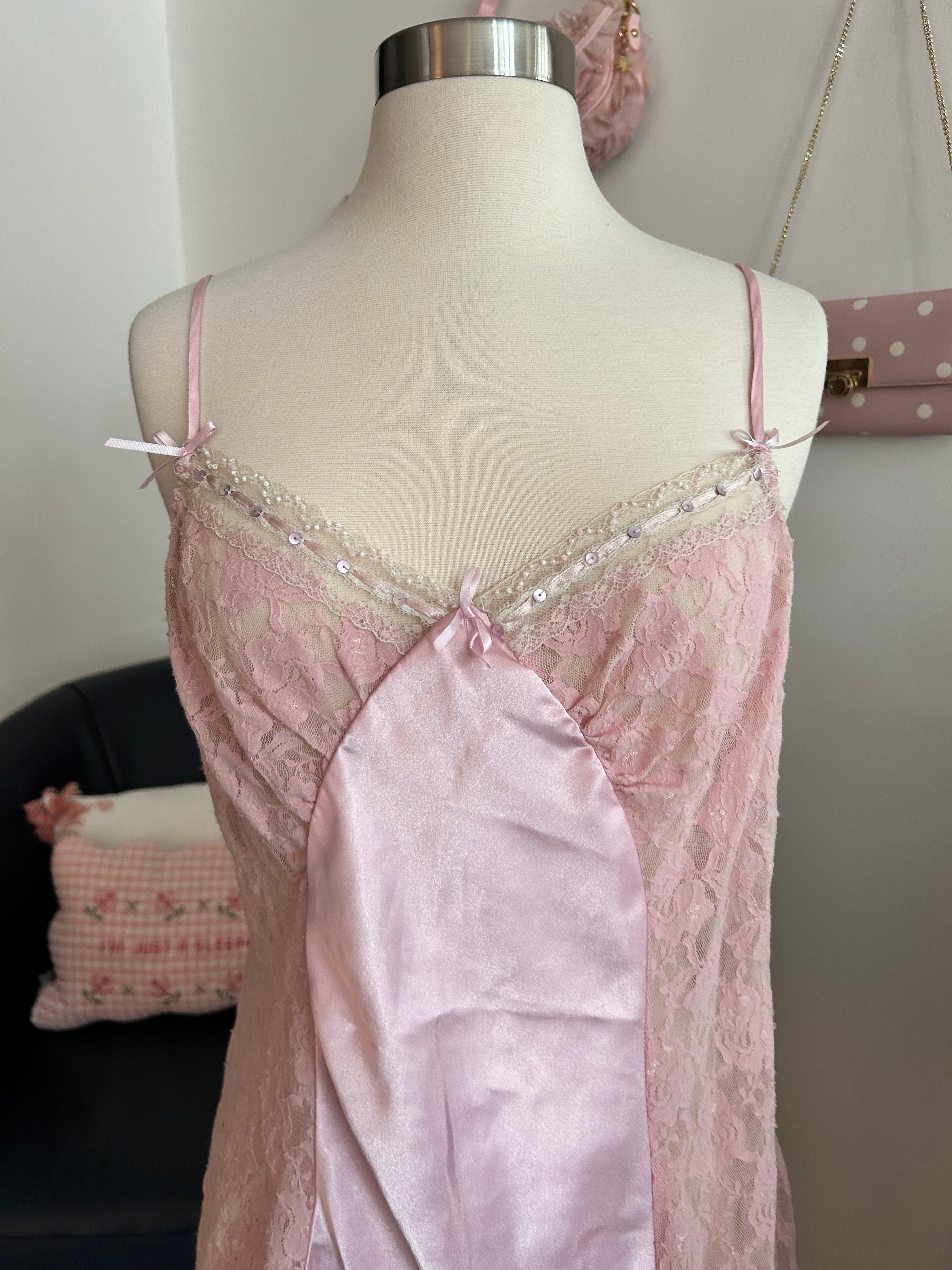 Dentelle Vintage Slip Top with Thong