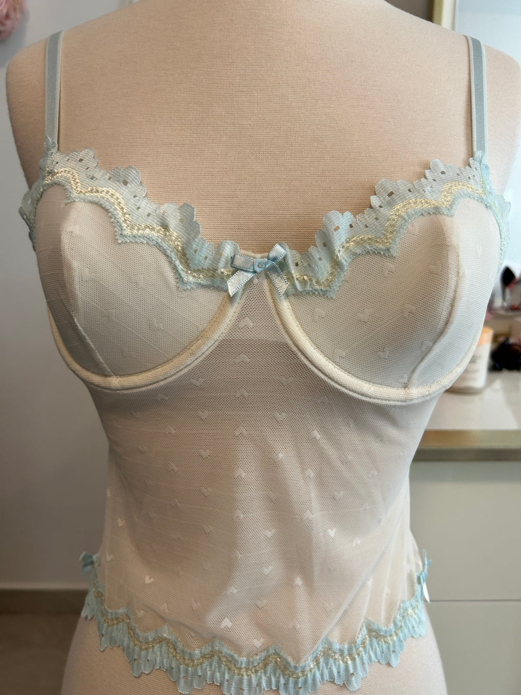 Deadstock NWT Corset & Thong Set-34B
