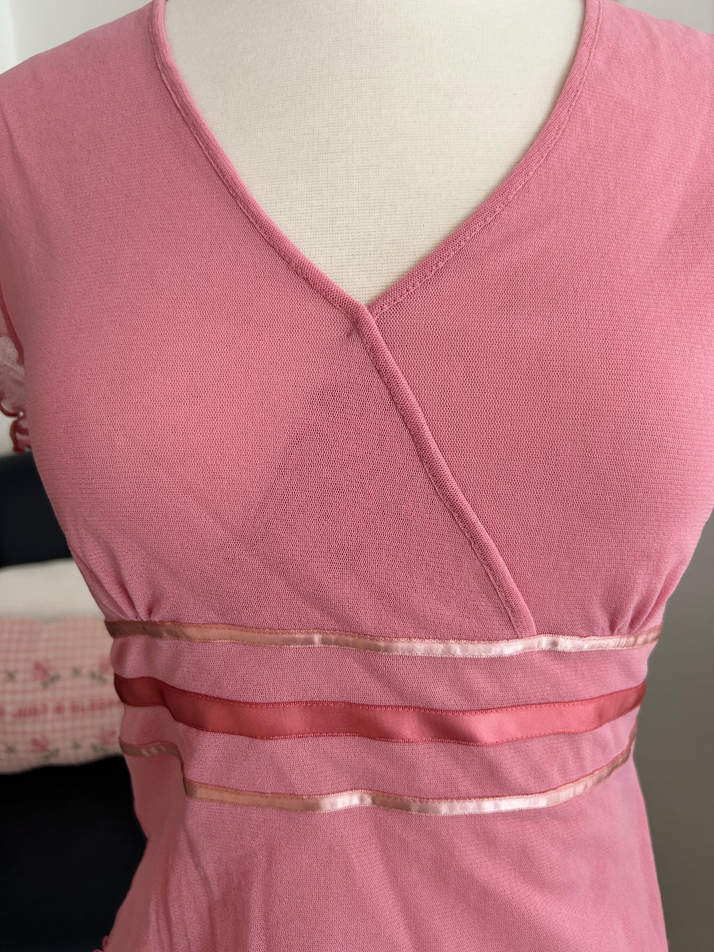 Y2K Tie Back Top-L