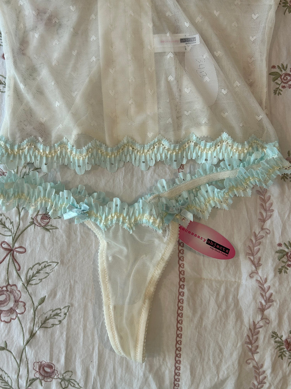 Deadstock NWT Corset & Thong Set-34B
