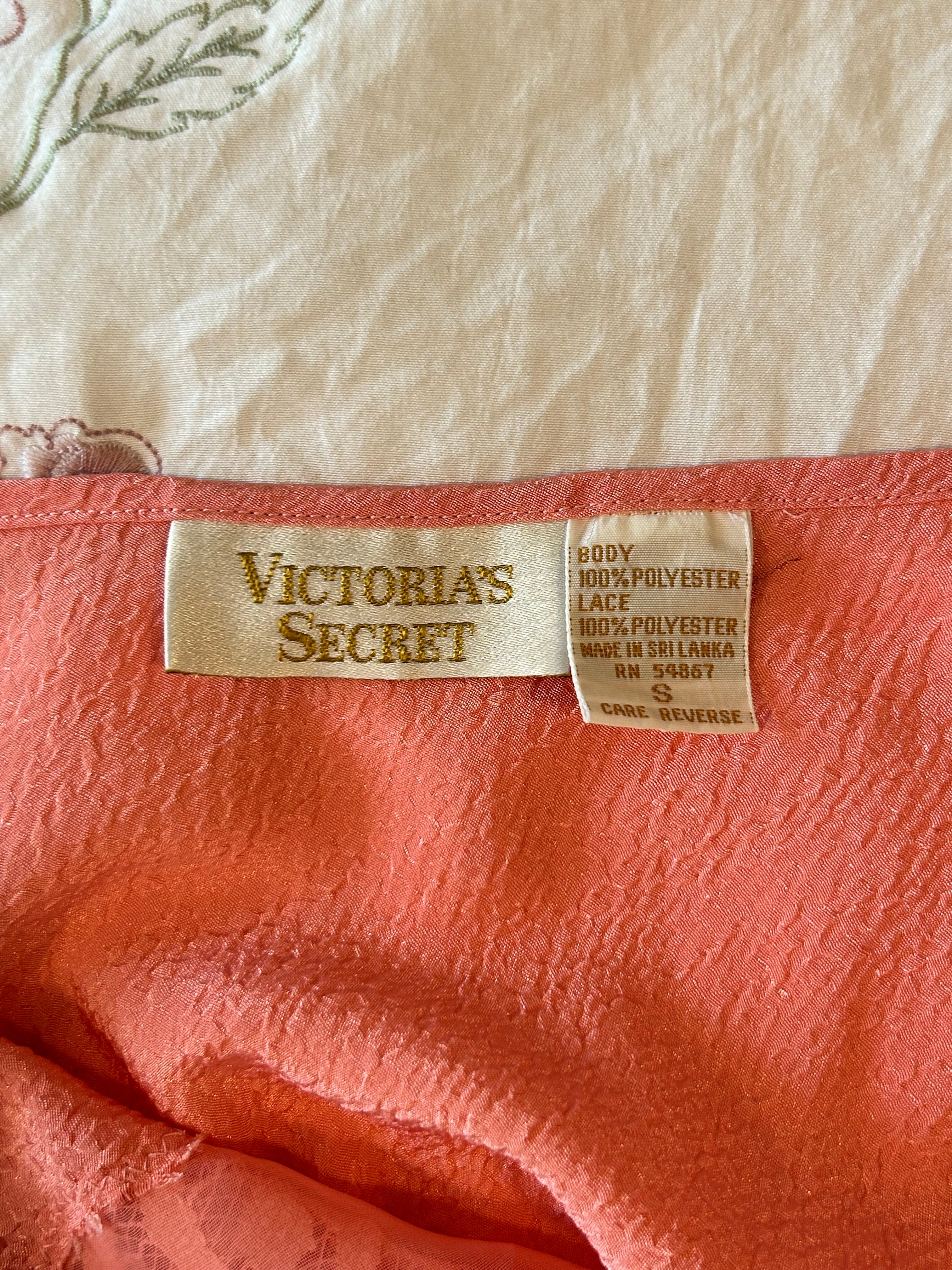 Gold Label Victorias Secret Coral Slip Dress-S