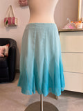 Ombré Blue Fairy Midi Skirt-6