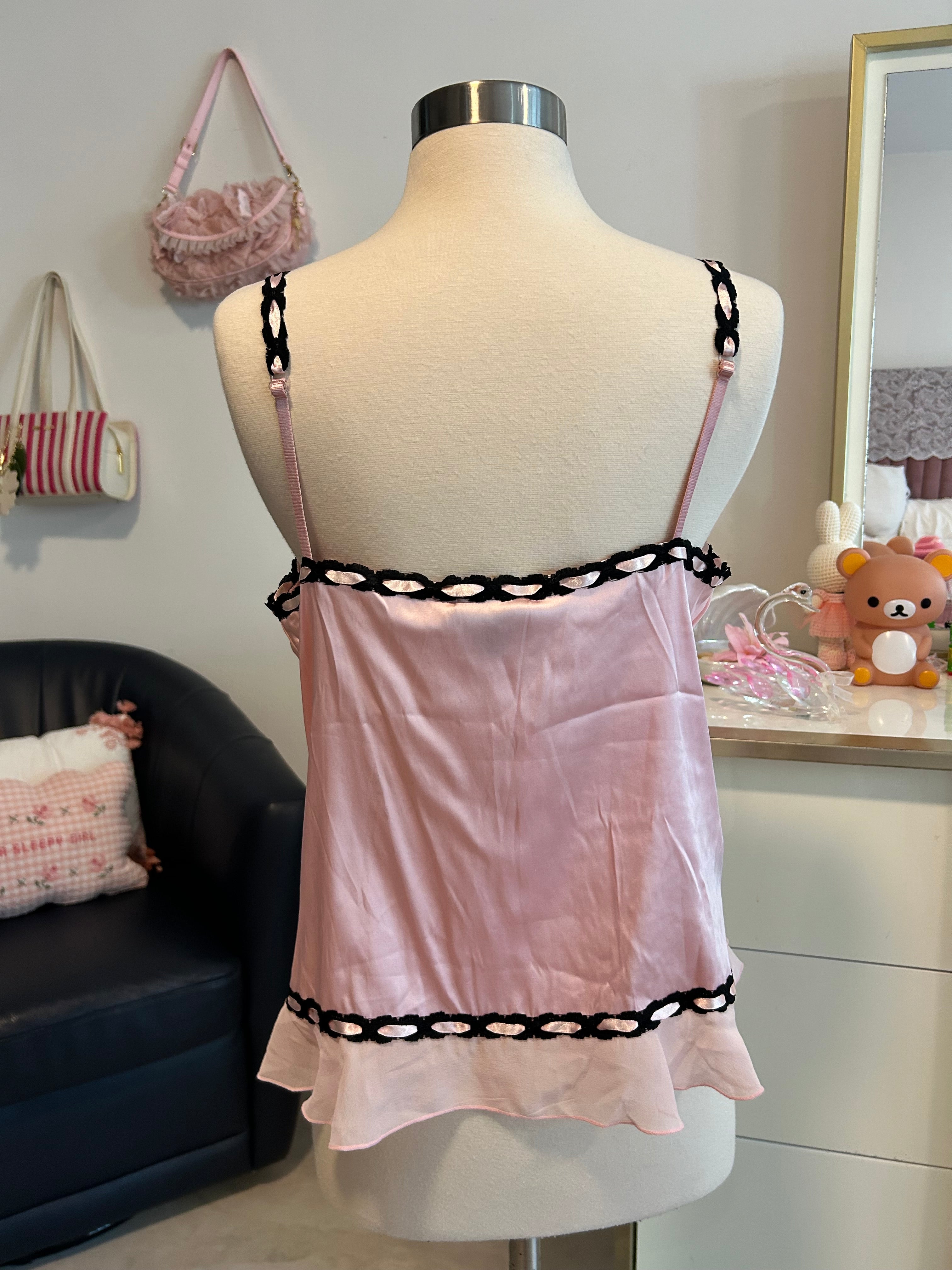 Dead stock Bebe Satin Top-L