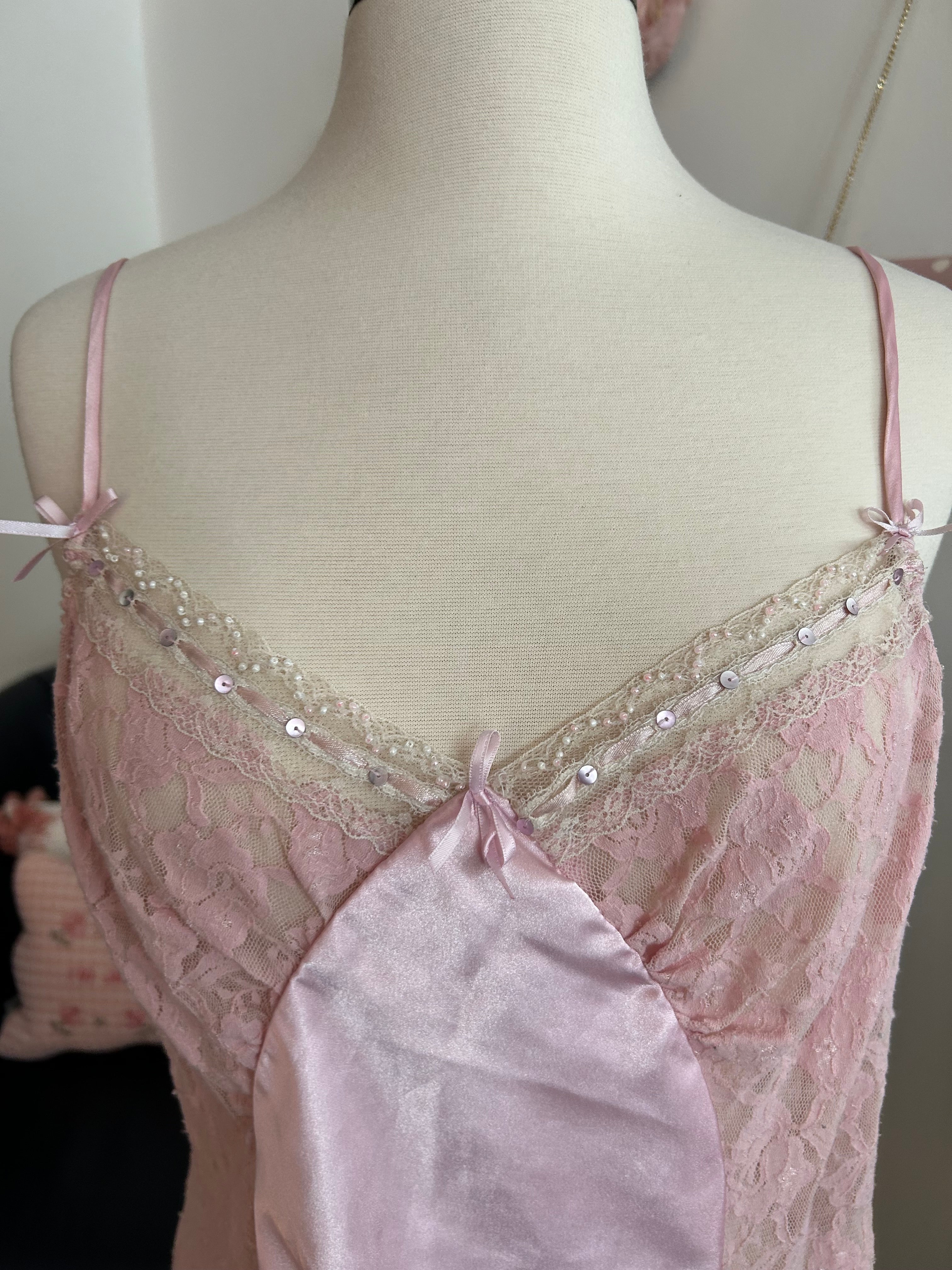 Dentelle Vintage Slip Top with Thong