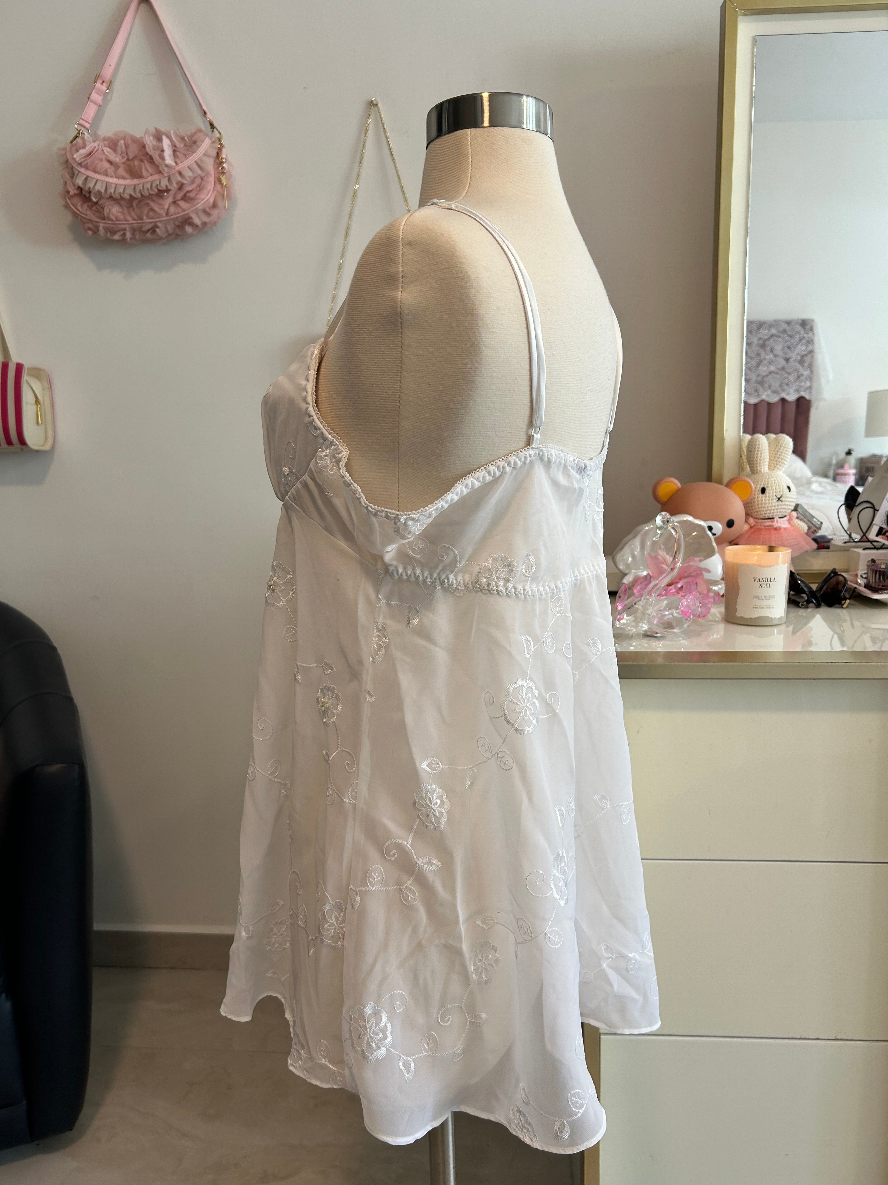 Cinema Etoile Embroidered Babydoll-L
