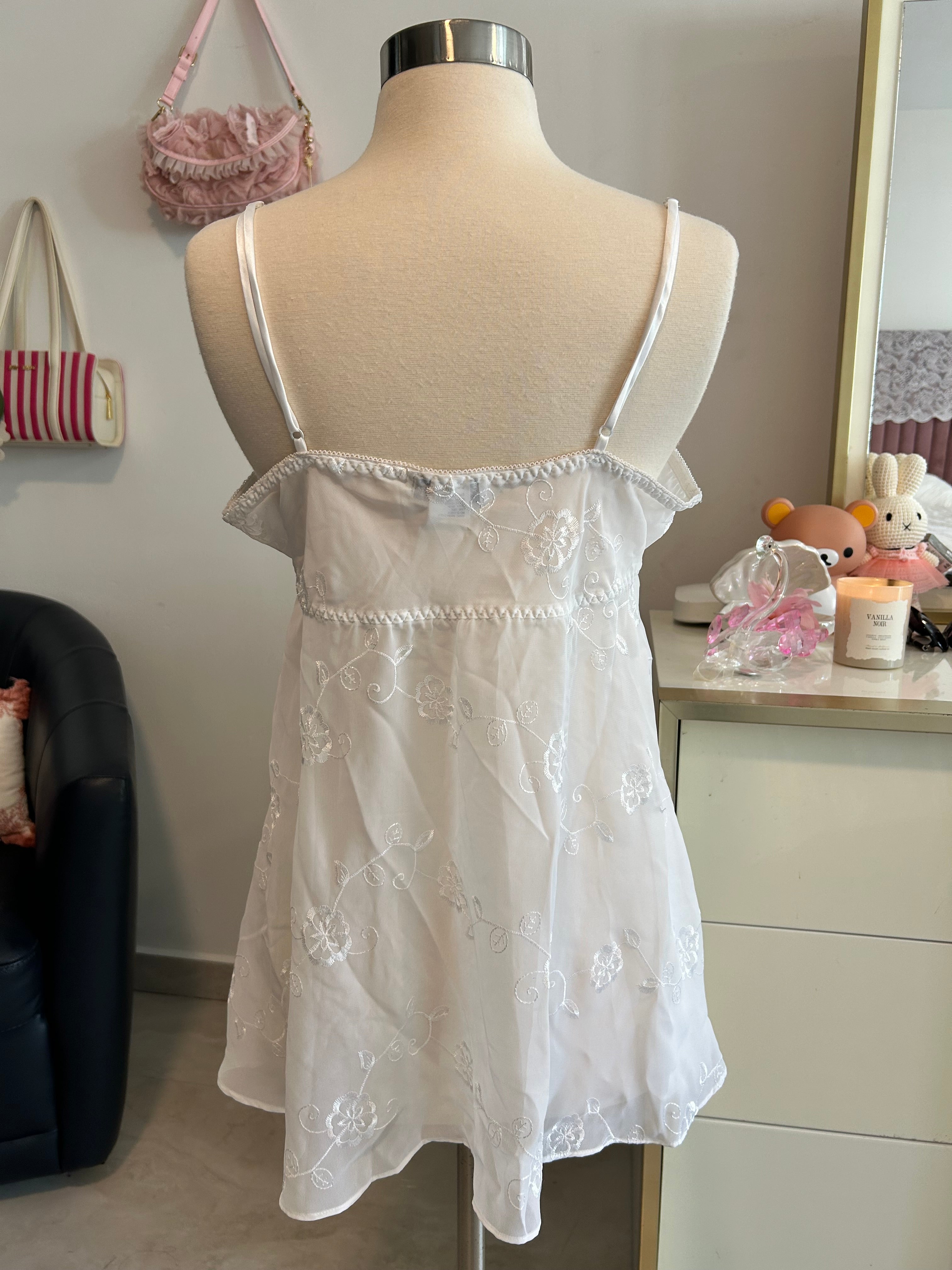 Cinema Etoile Embroidered Babydoll-L
