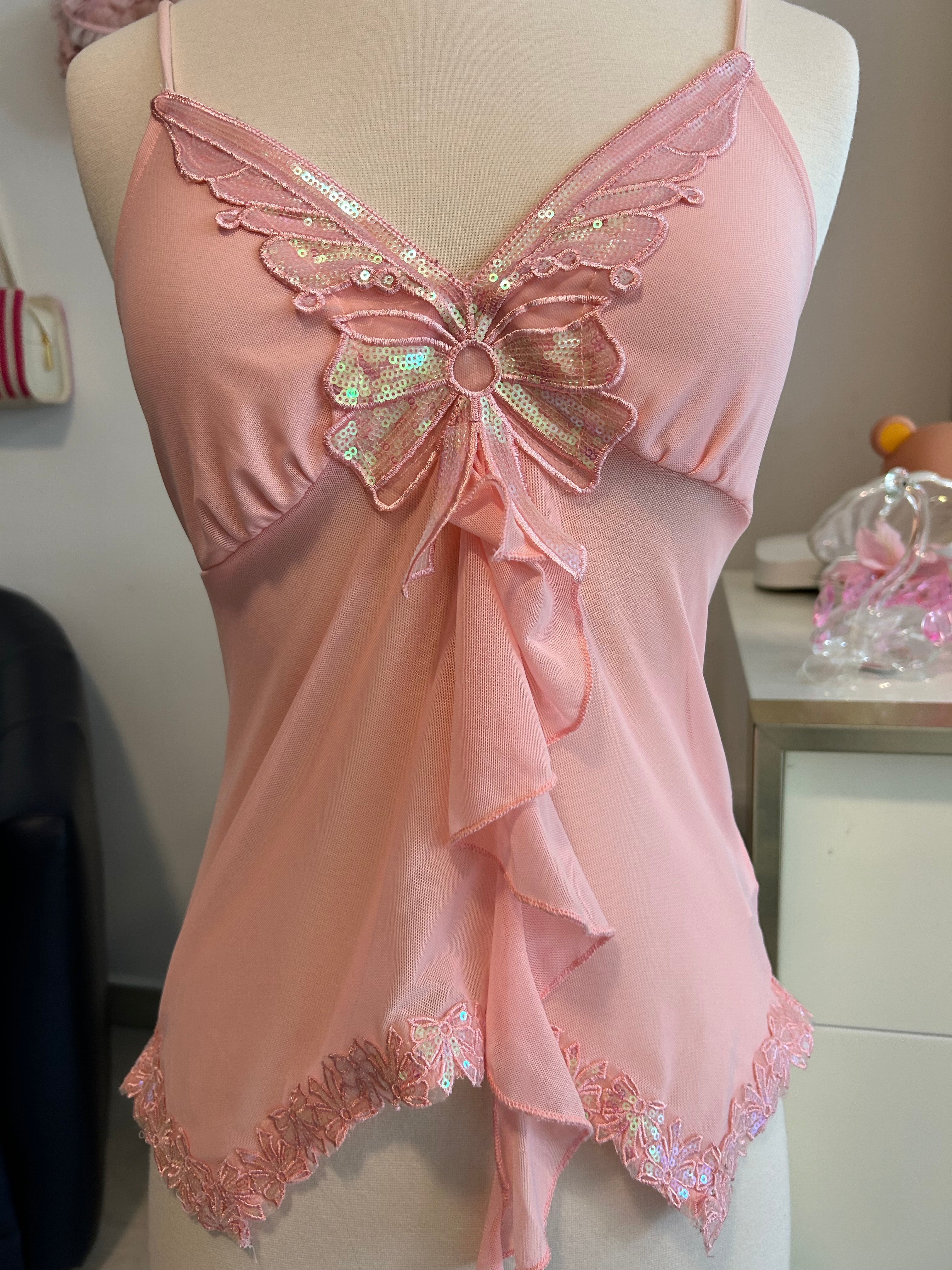 Sequin Bow Fairy Top-S