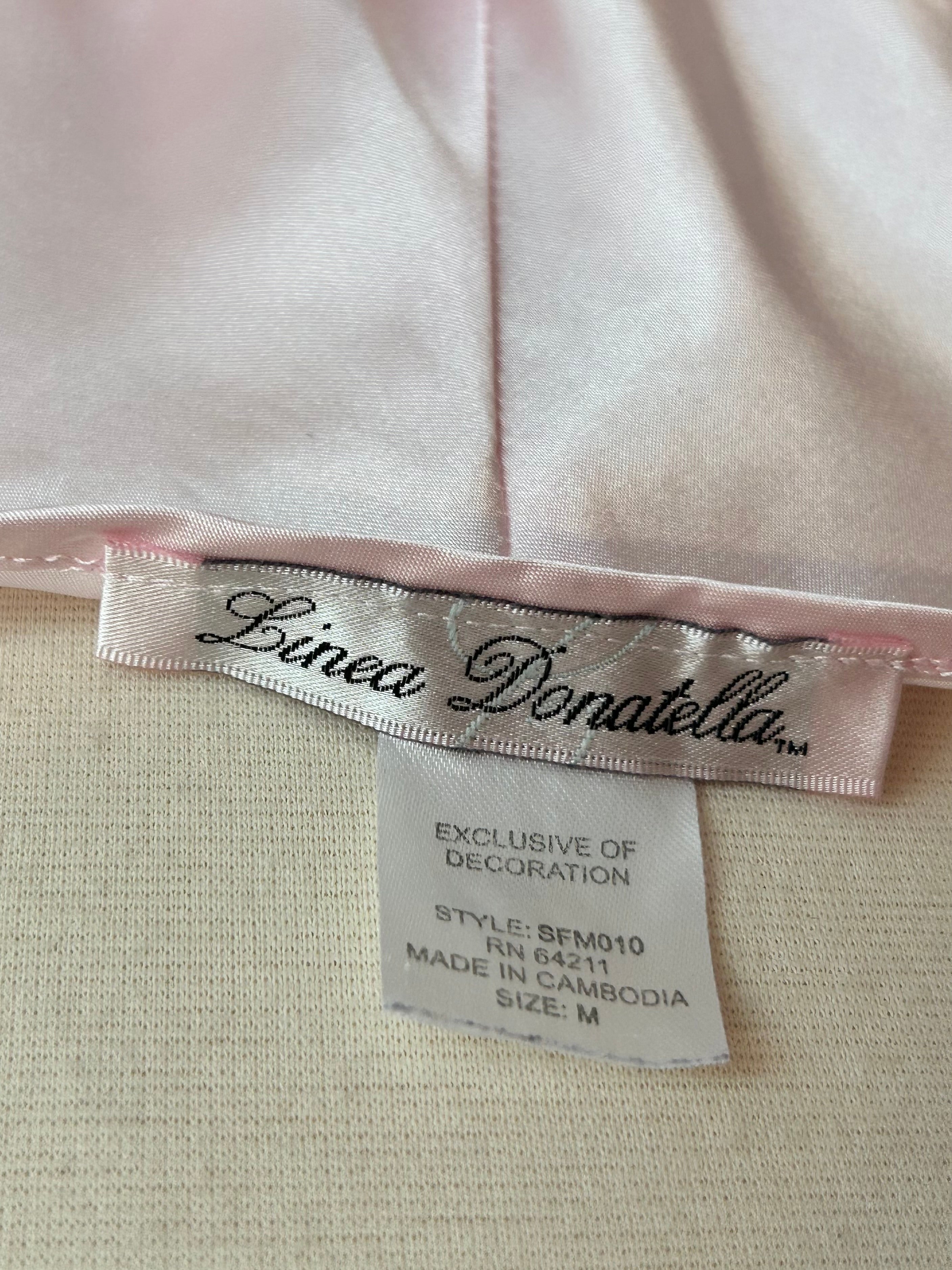 Linea Donatella Lacy Slip Dress-M