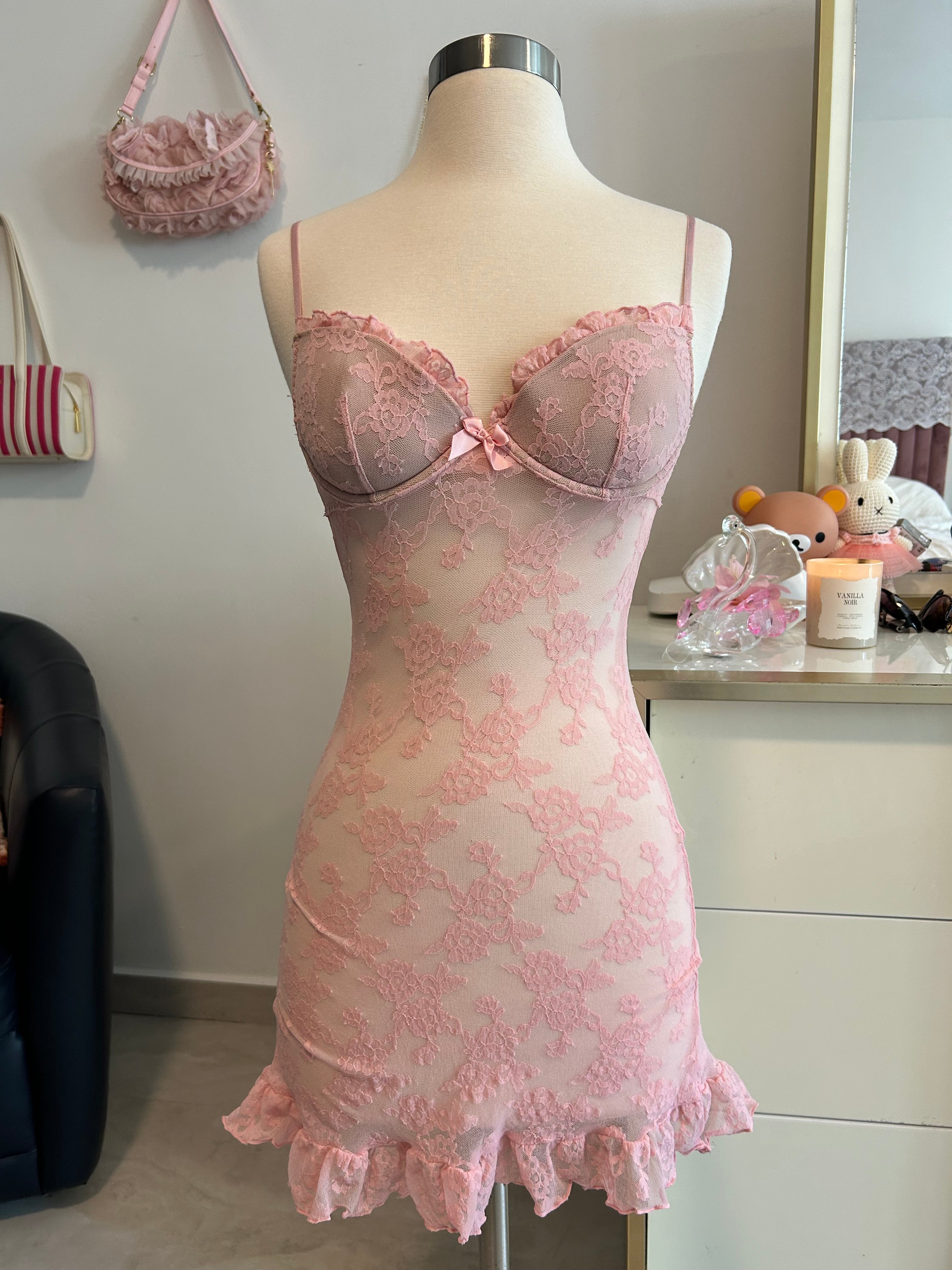 Victorias Secret Lace Slip Dress-32C