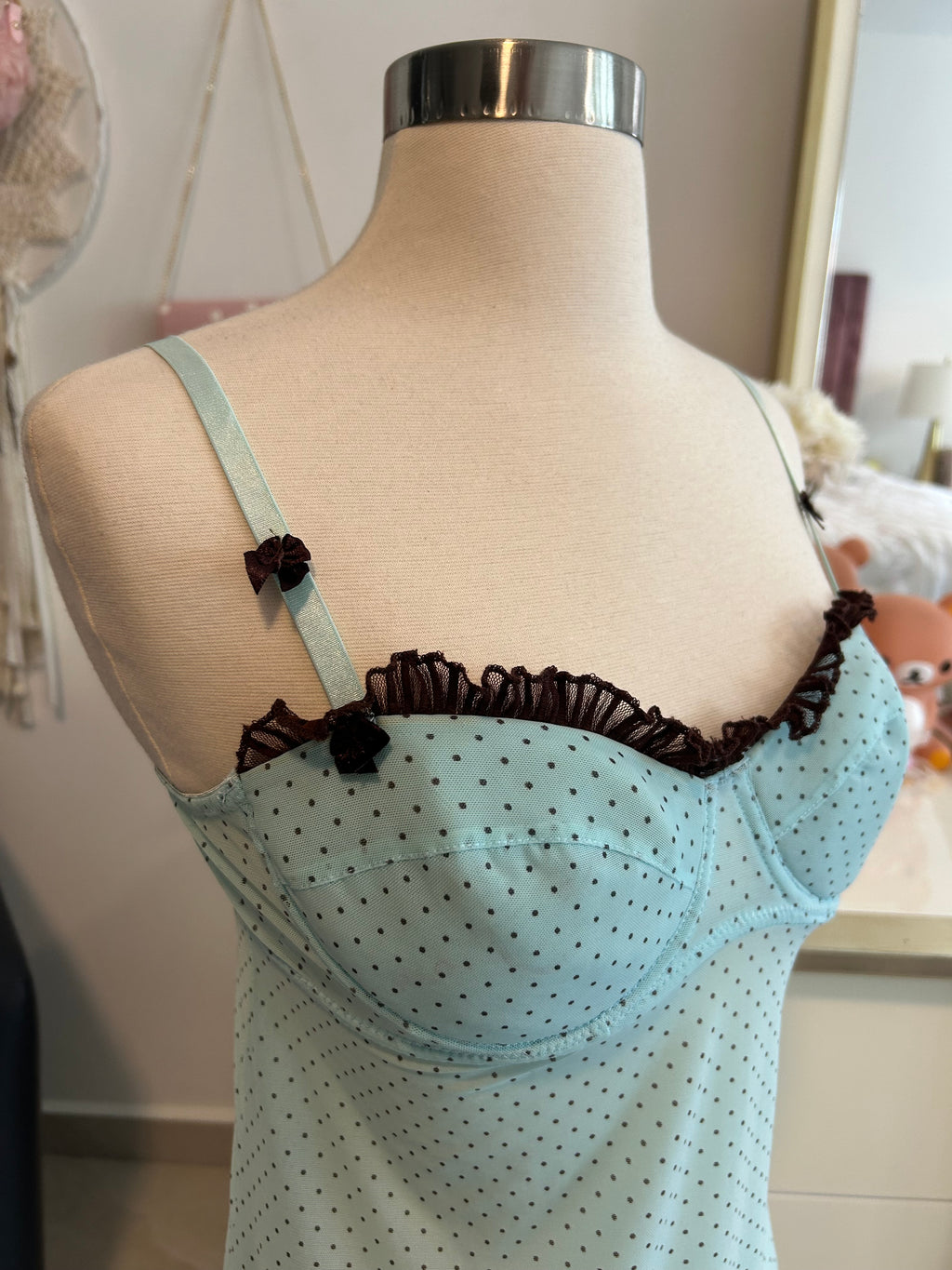 Mint Green Babydoll Top-M