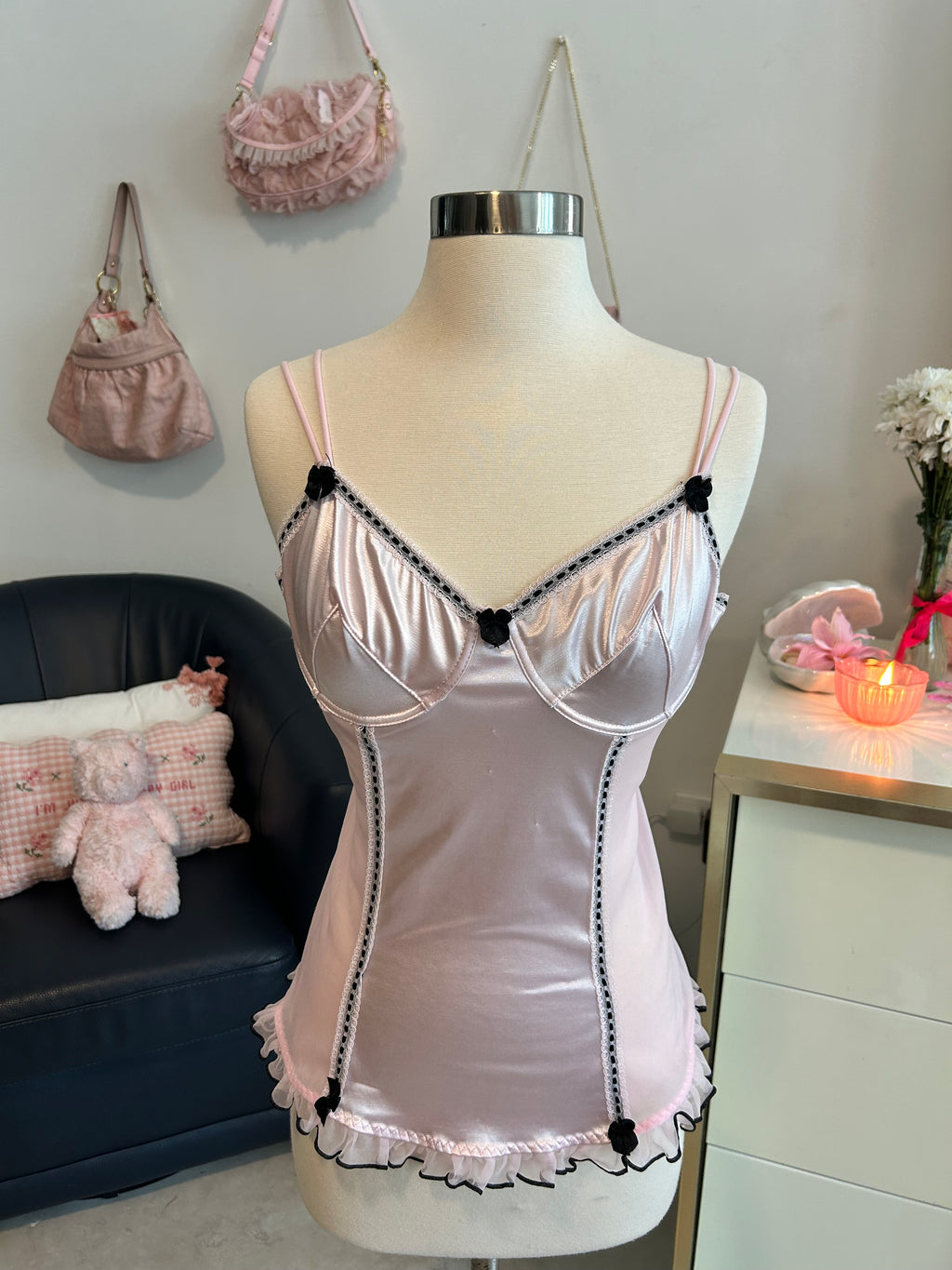 Nature Intimates Satin Top-M