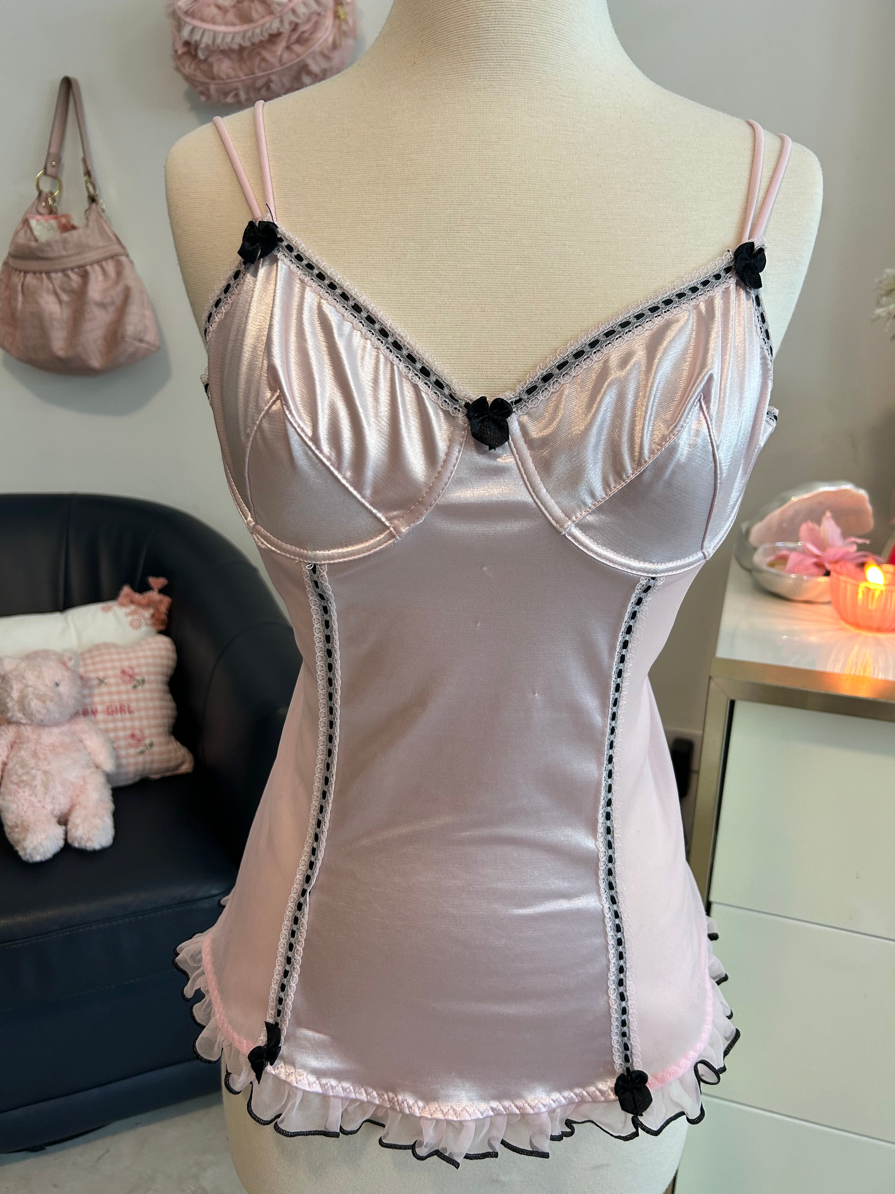 Nature Intimates Satin Top-M
