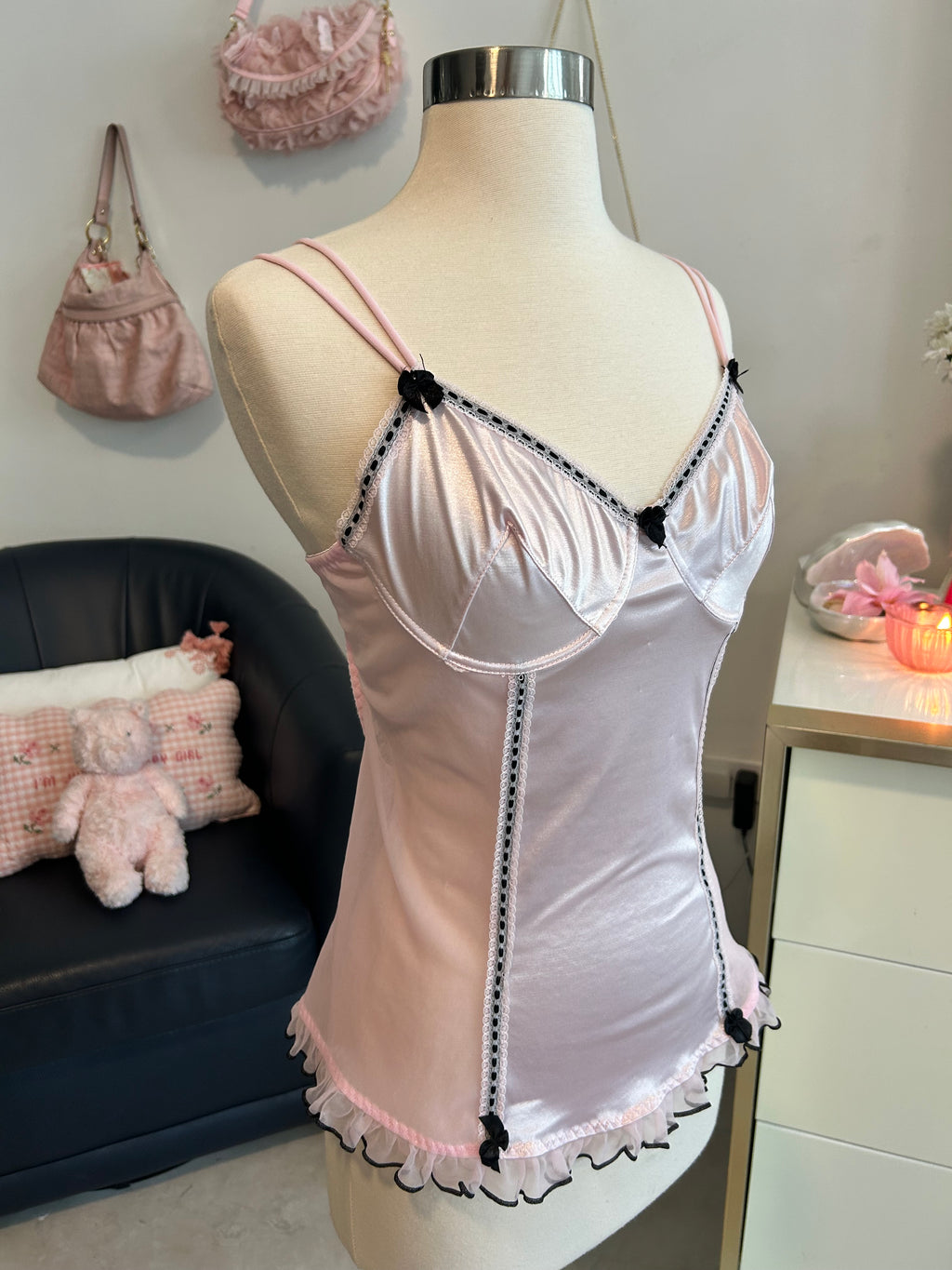 Nature Intimates Satin Top-M