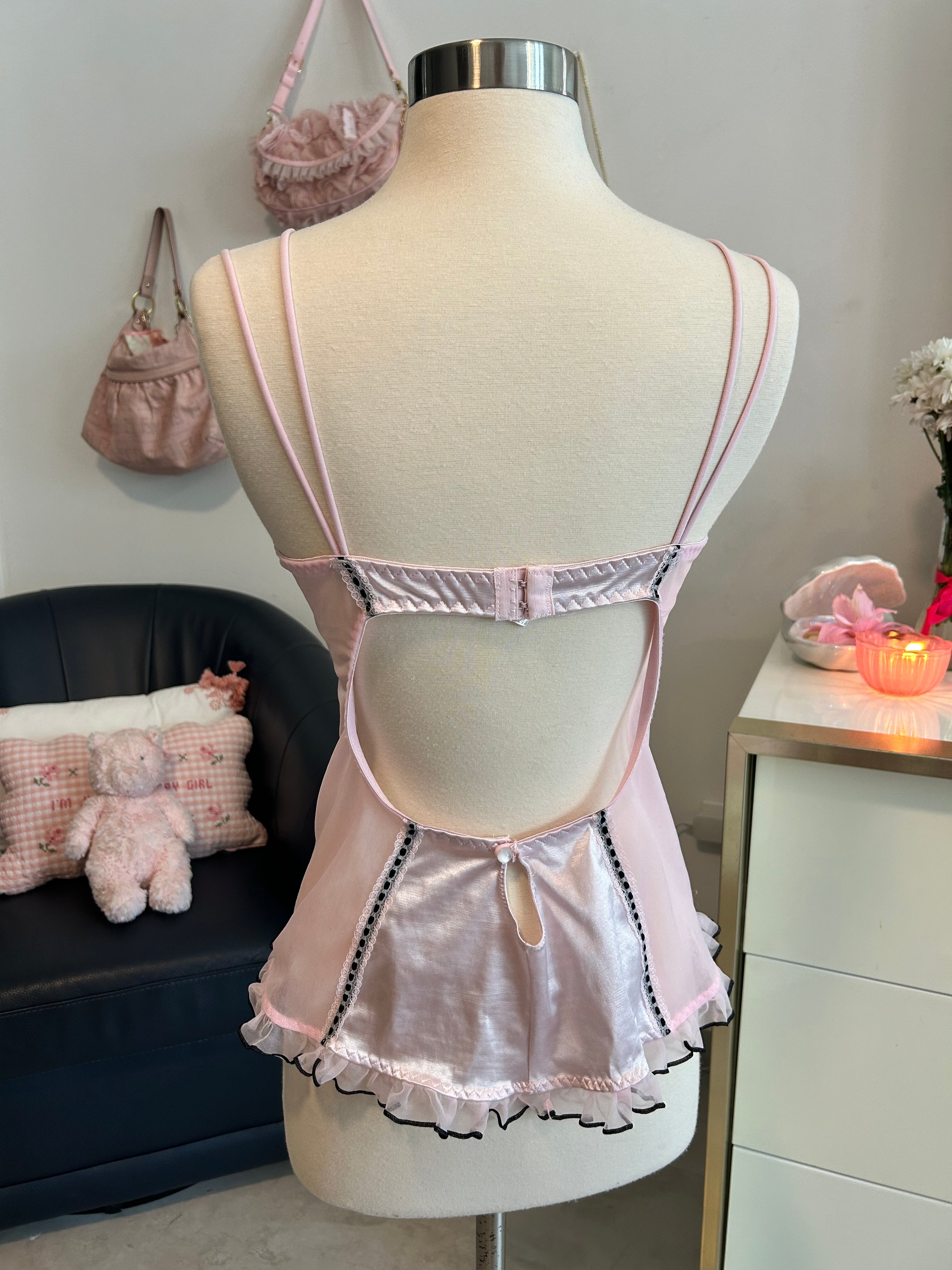 Nature Intimates Satin Top-M