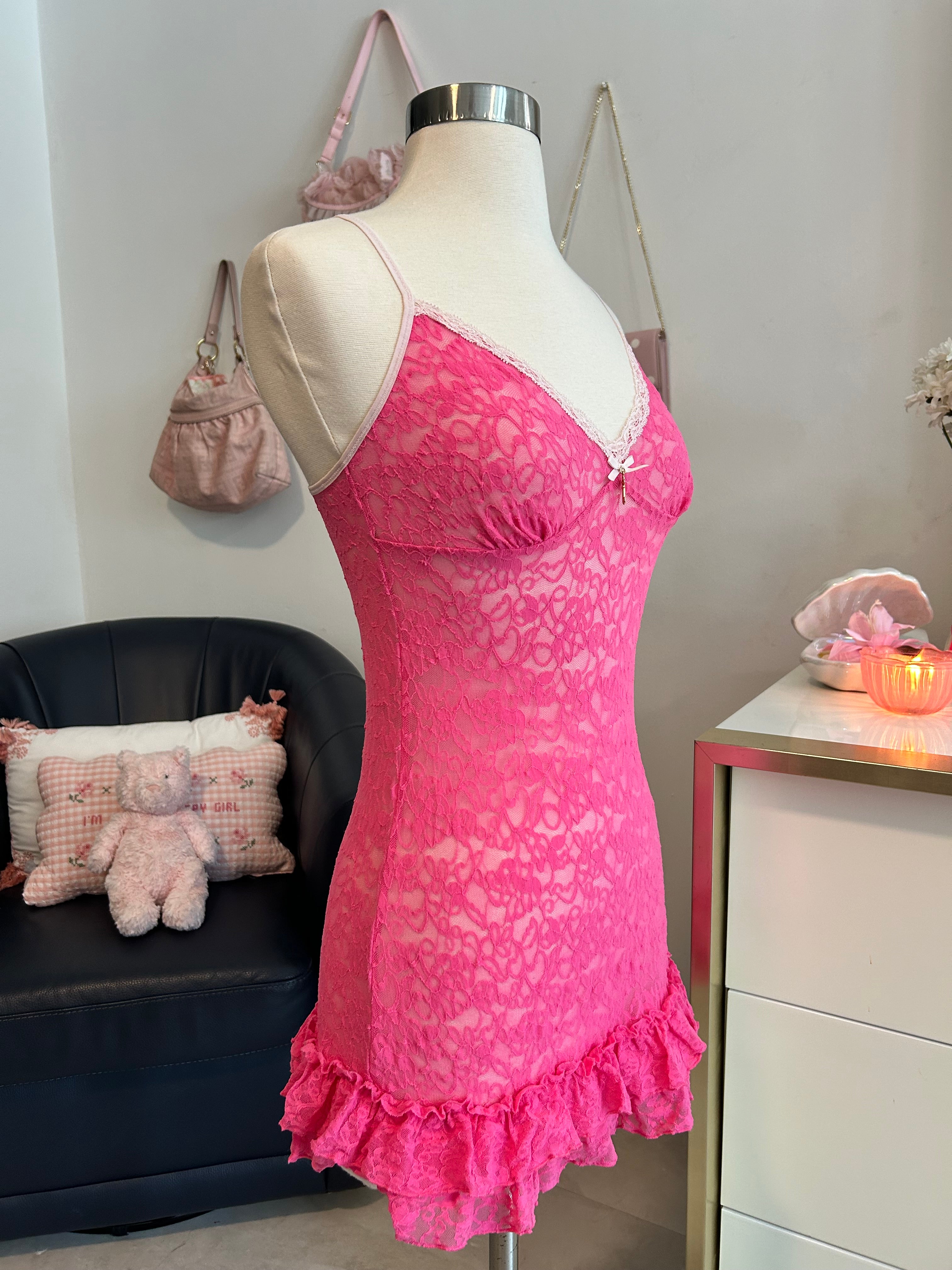 Vintage Victorias Secret Midi Dress-S/M