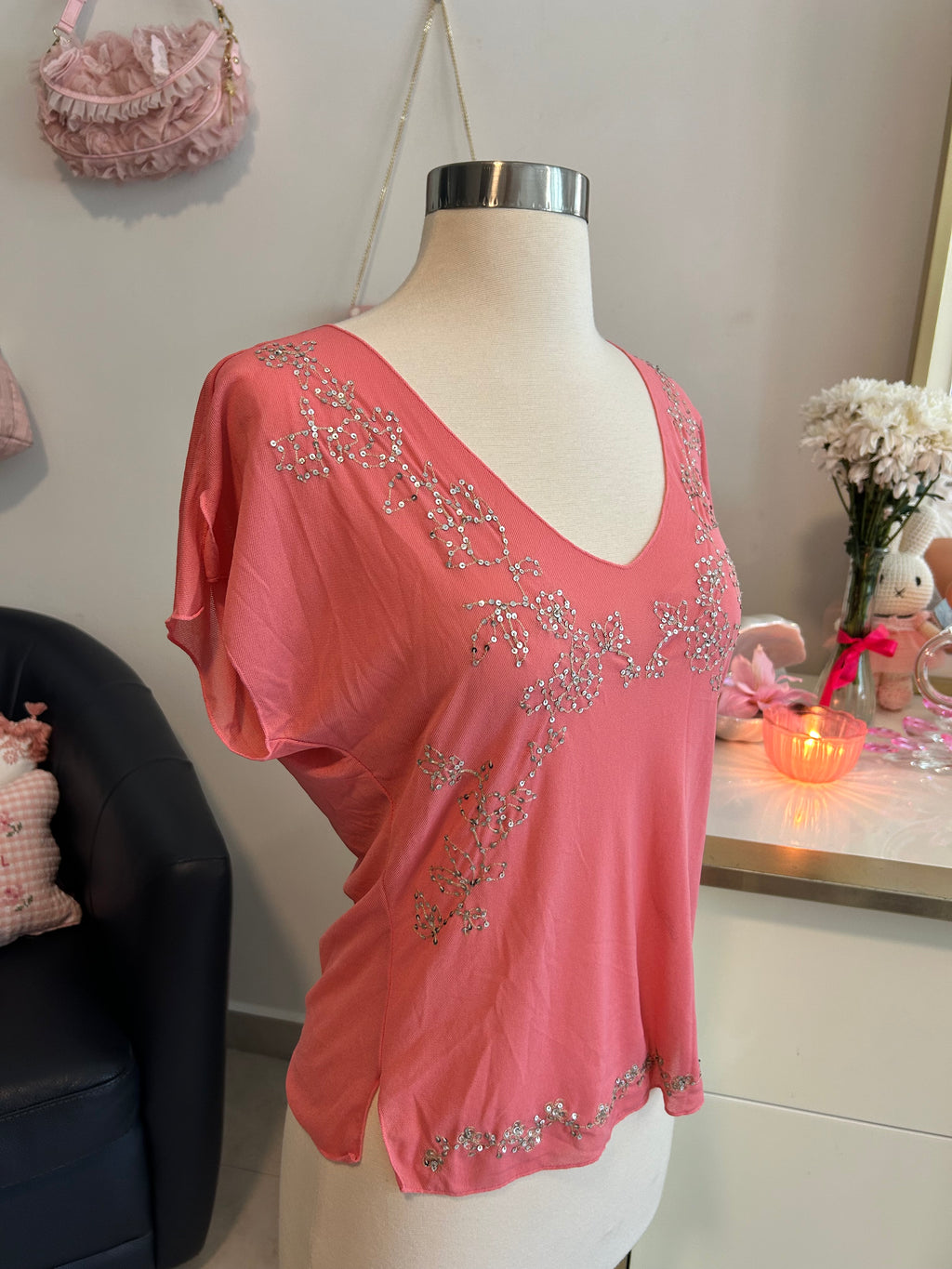 The Limited Vintage Embellished Blouse-M