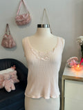 Vintage Hanna Cotton Ribbed Tank-M