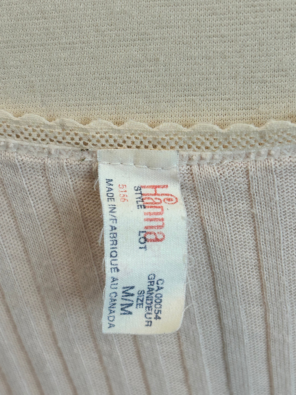 Vintage Hanna Cotton Ribbed Tank-M