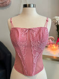 Level Eleven Lacey Corset Top-M/L