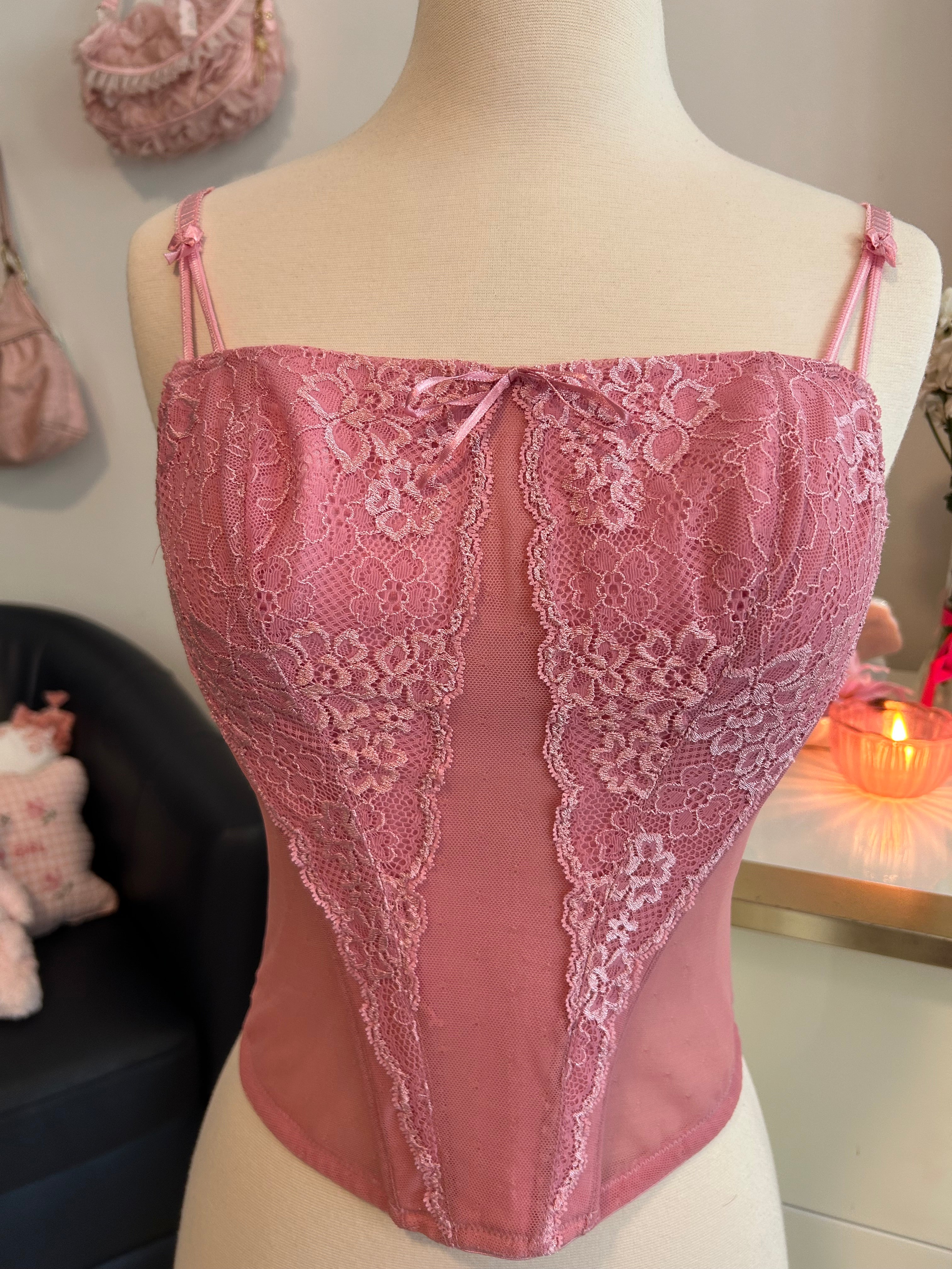 Level Eleven Lacey Corset Top-M/L