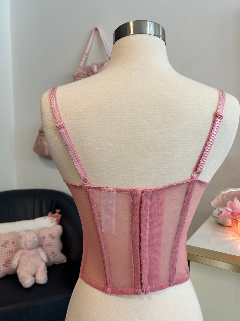 Level Eleven Lacey Corset Top-M/L