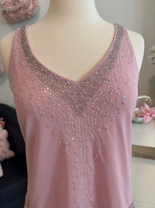 Express Sequin Beaded Top-M