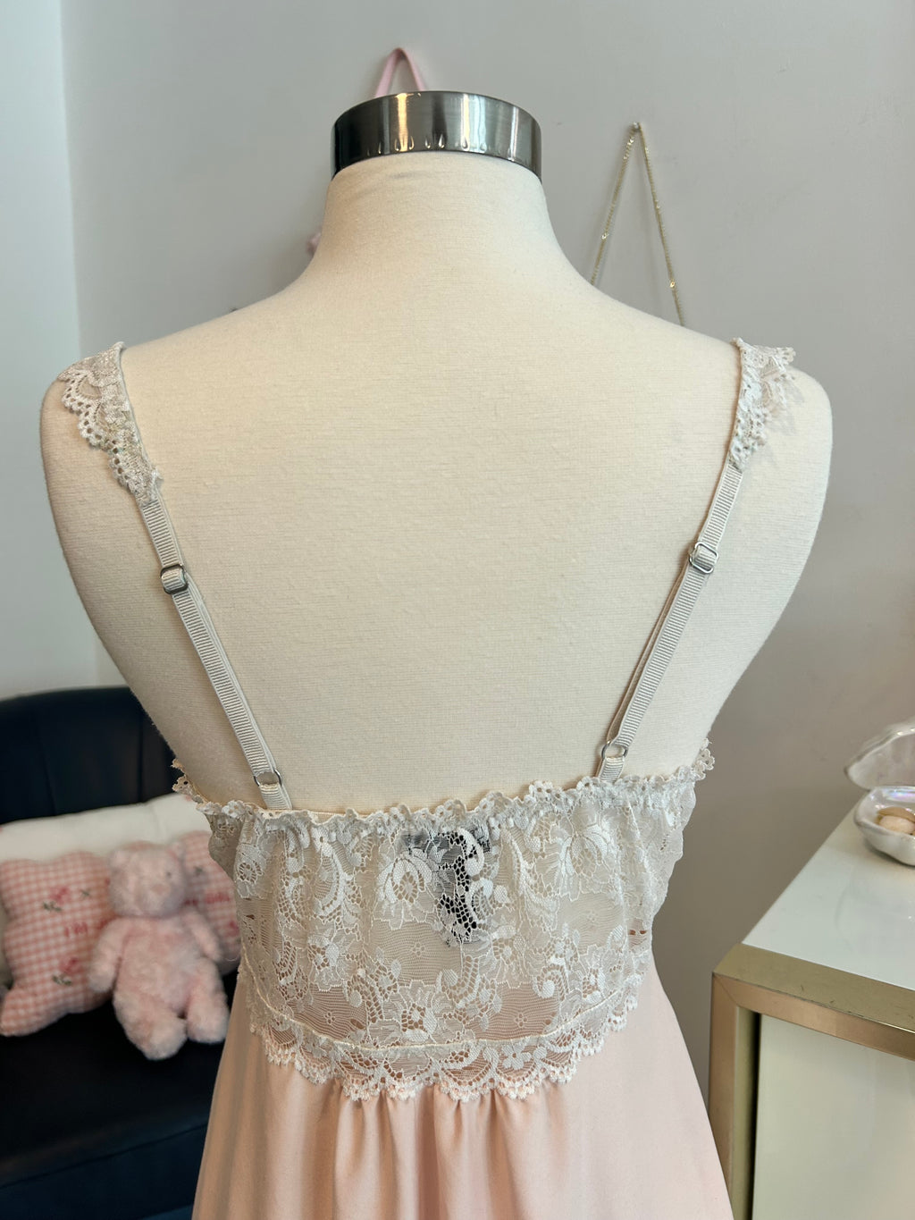 Baby Pink Lacey Babydoll Top-S