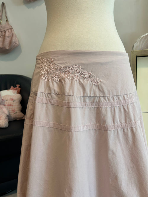 Georgiou Studio Cotton Midi Skirt-4