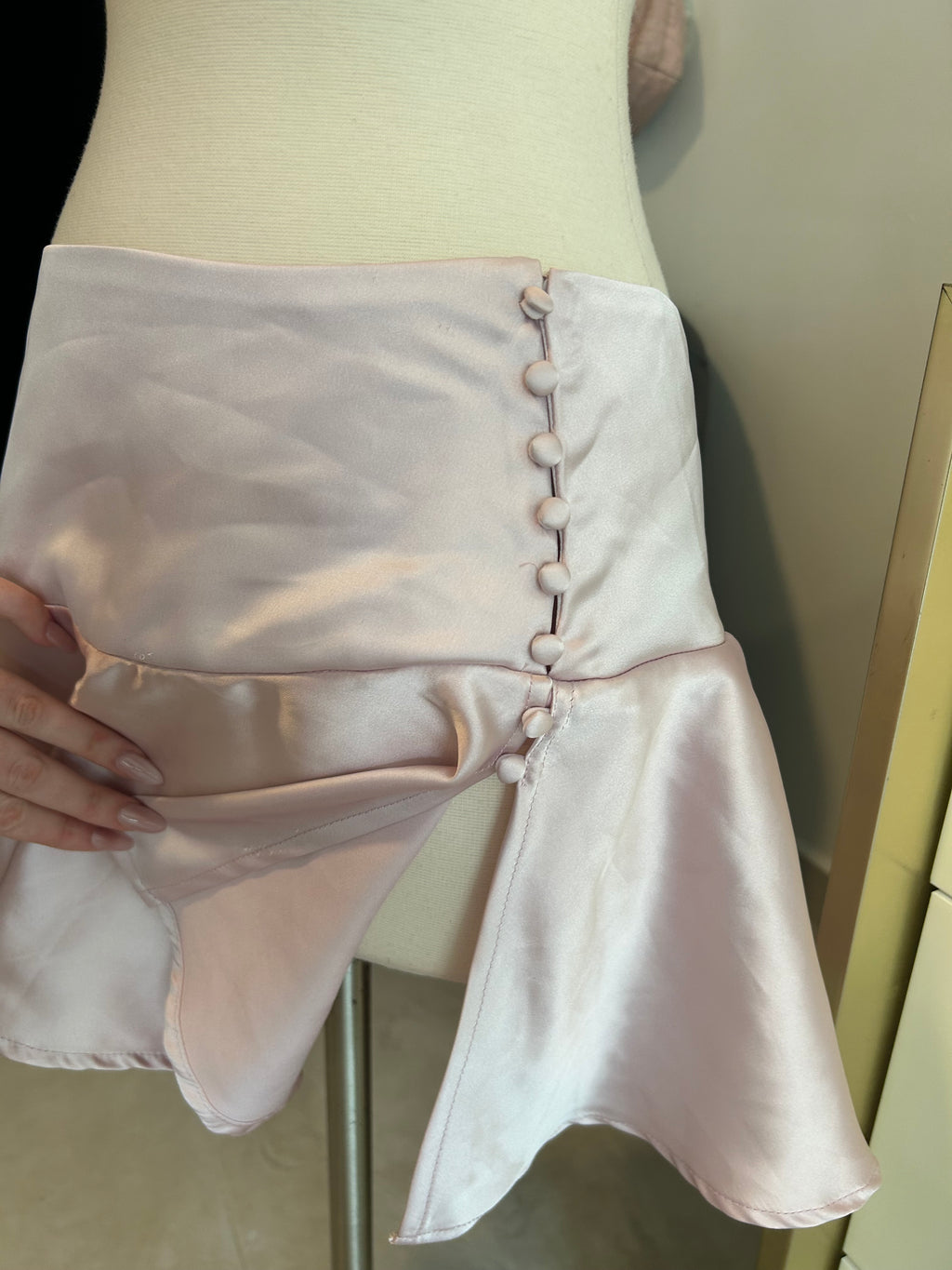 Forever 21 Satin Mini Skirt-M
