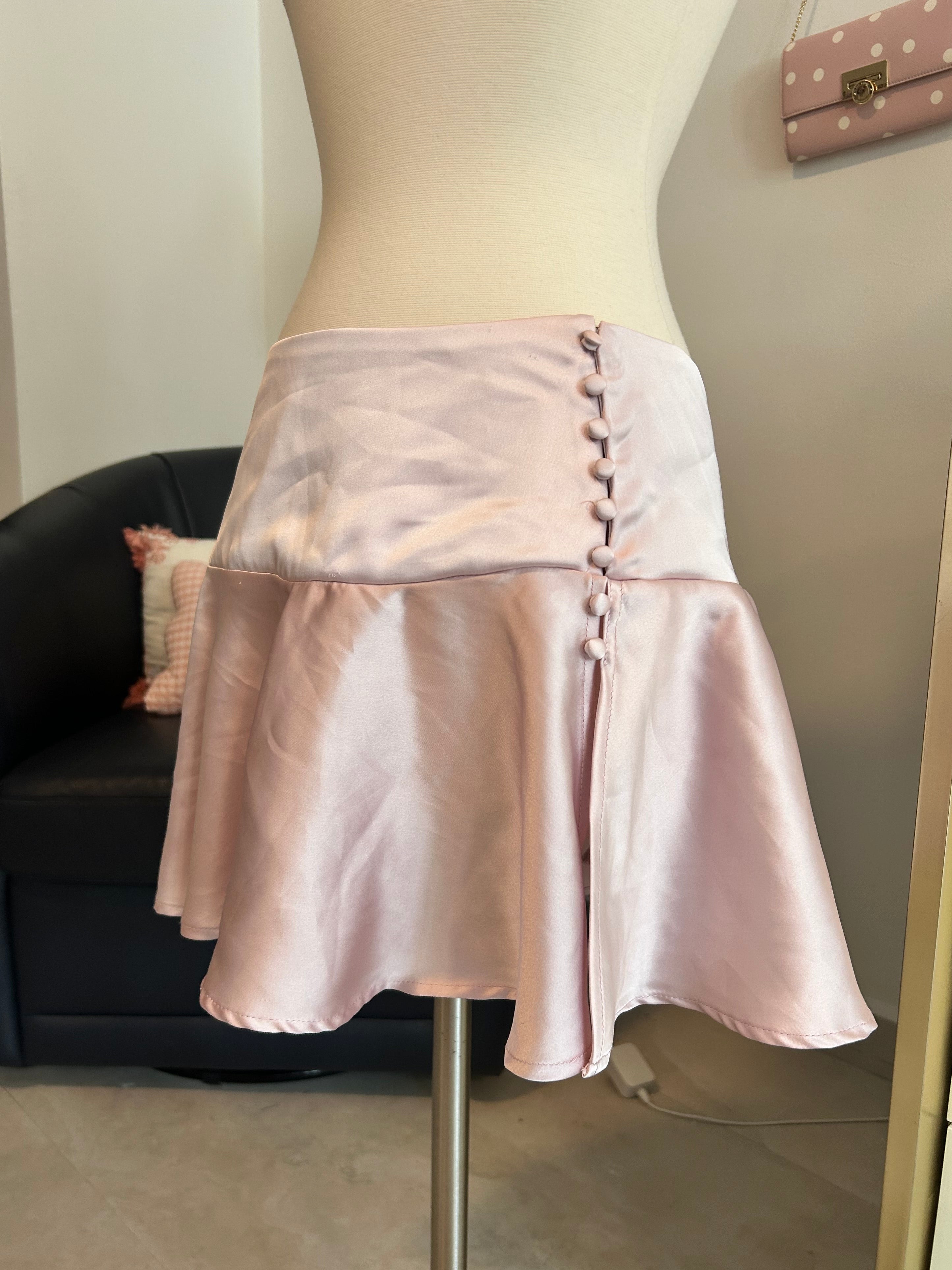Forever 21 Satin Mini Skirt-M